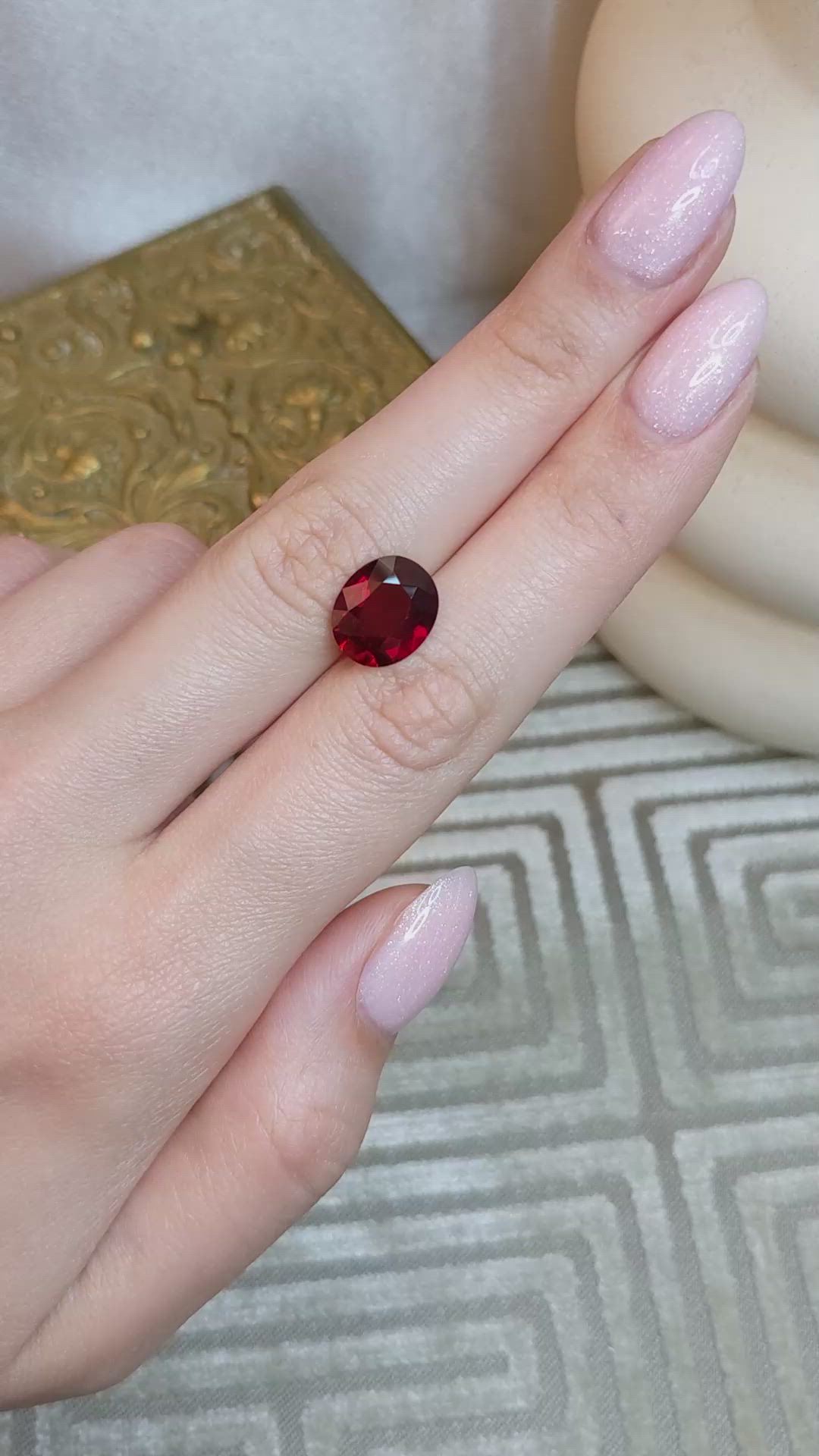 5.02 Ct. Ruby from Mozambique Size Video