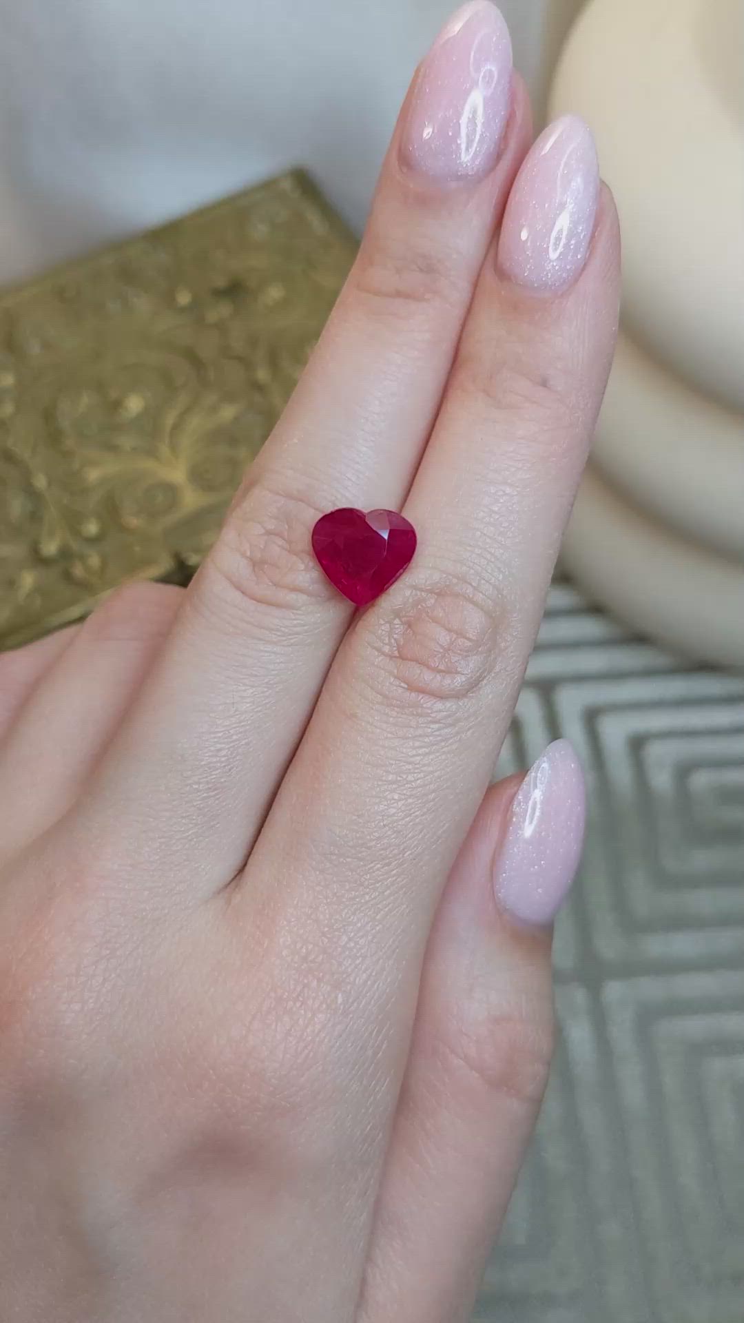 4.57 Ct. Ruby from Burma (Myanmar) Size Video