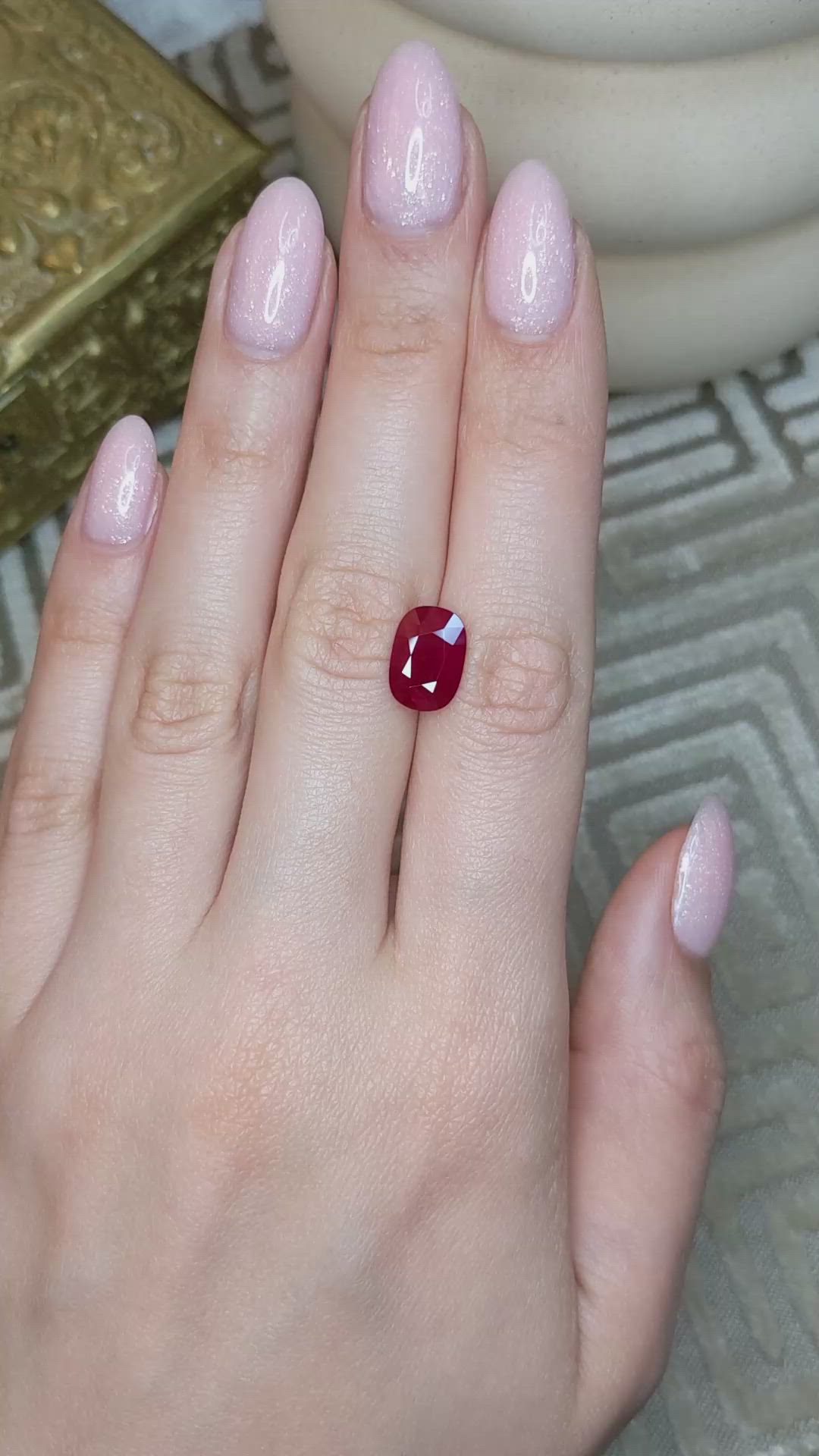 5.01 Ct. Ruby from Burma (Myanmar) Size Video