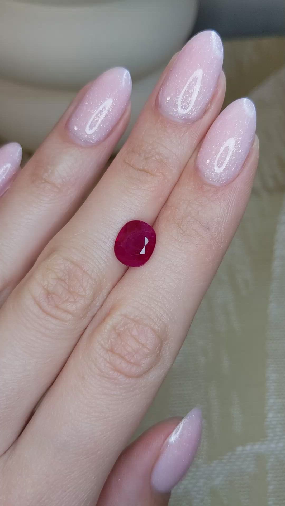 3.02 Ct. Ruby from Burma (Myanmar) Size Video