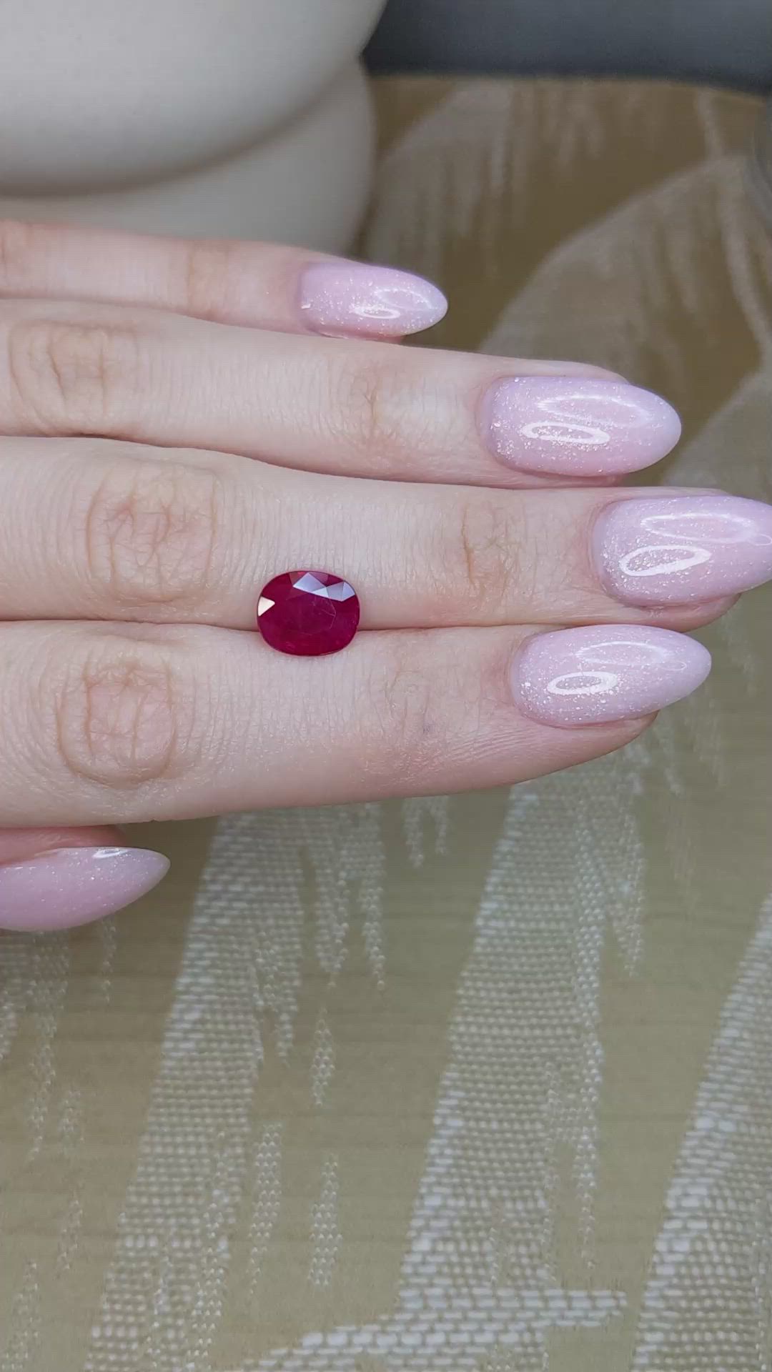 3.02 Ct. Ruby from Burma (Myanmar) Size Video