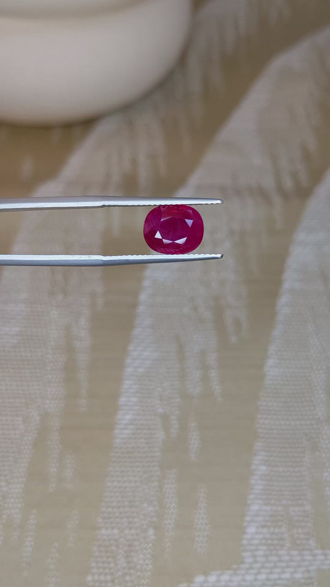3.02 Ct. Ruby from Burma (Myanmar) Size Video