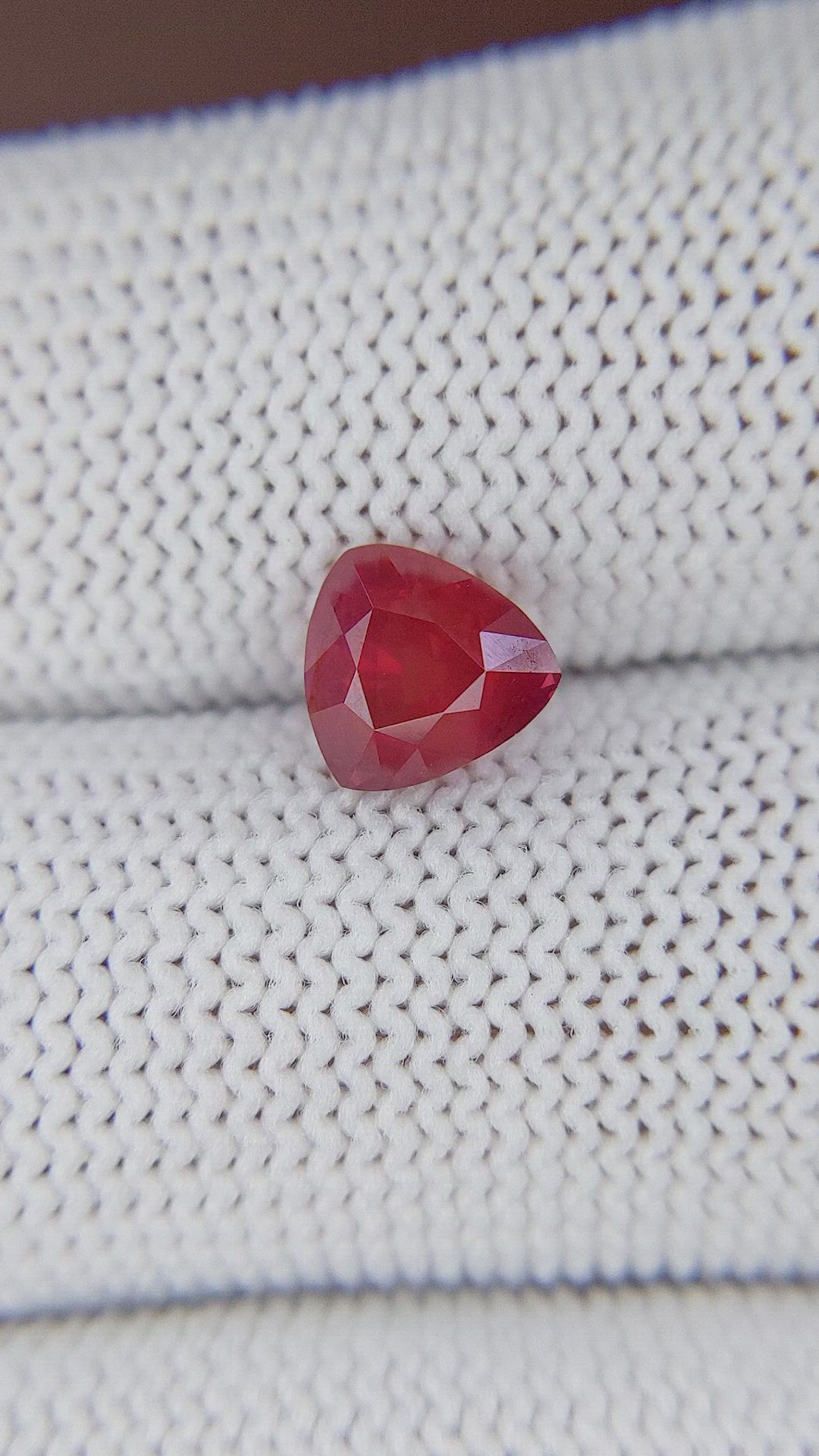 1.58 Ct. Brownish Red Ruby from Madagascar Size Video
