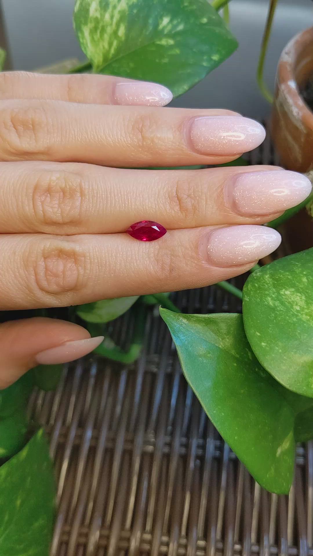 1.22 Ct. Ruby from Madagascar Size Video