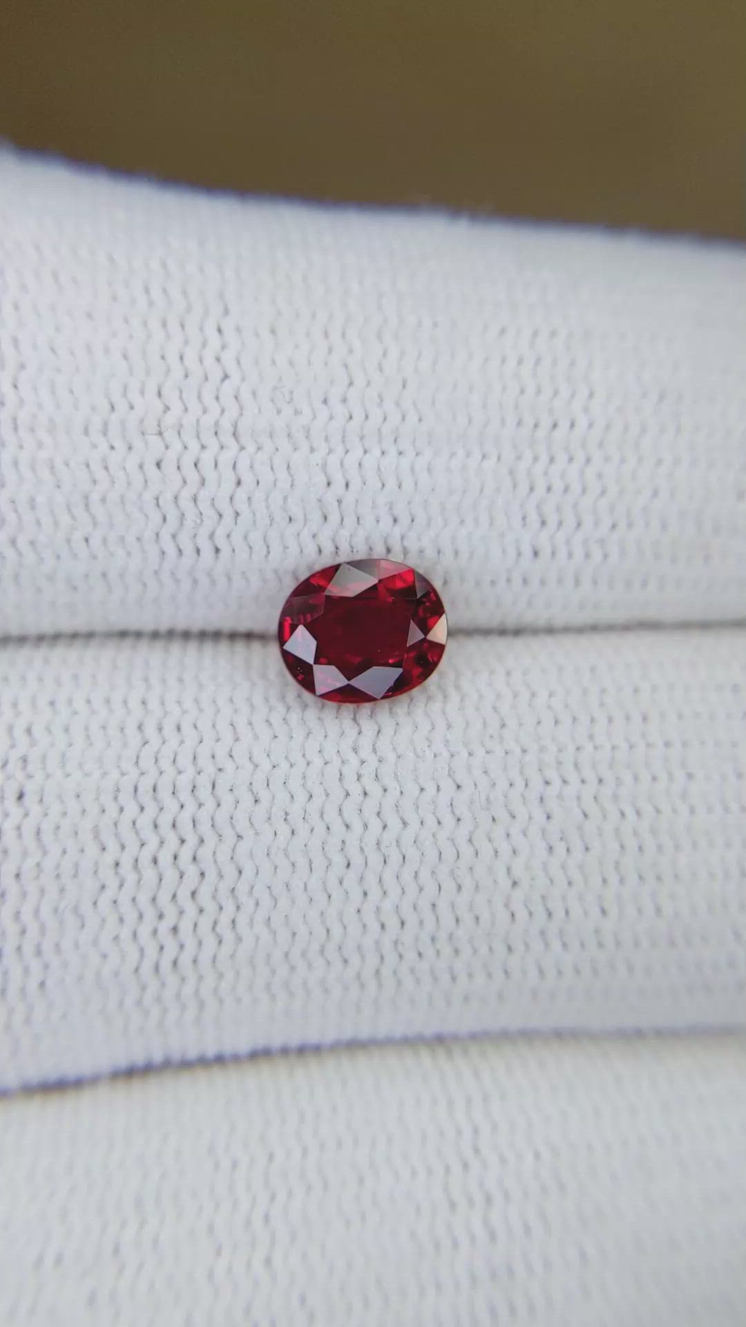 1.31 Ct. Ruby from Mozambique Size Video