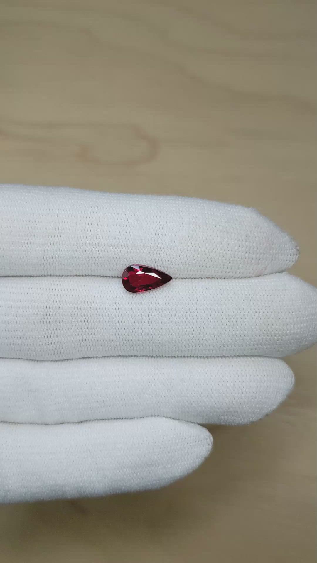 2.23 Ct. Ruby from Madagascar Size Video