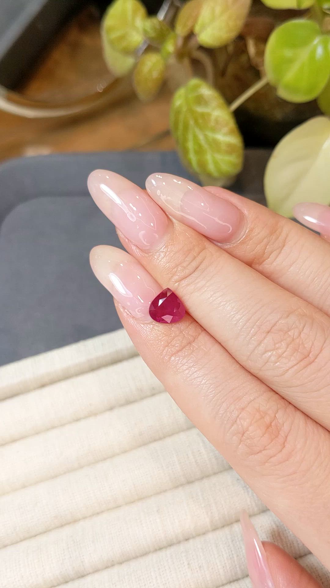 1.95 Ct. Purplish Red Ruby from Burma (Myanmar) Size Video