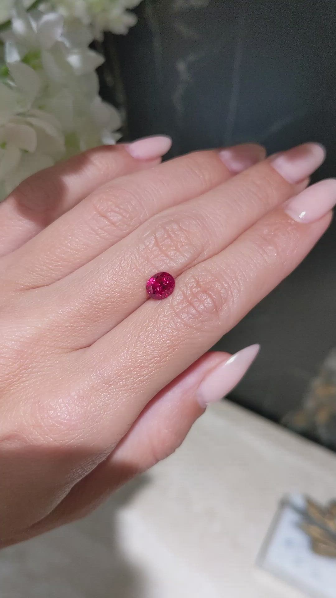 1.61 Ct. Ruby from Burma (Myanmar) Size Video