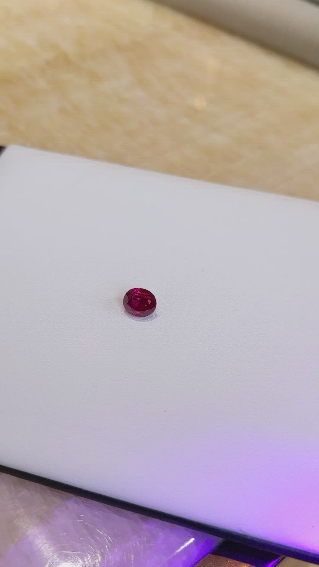 1.61 Ct. Ruby from Burma (Myanmar) Size Video