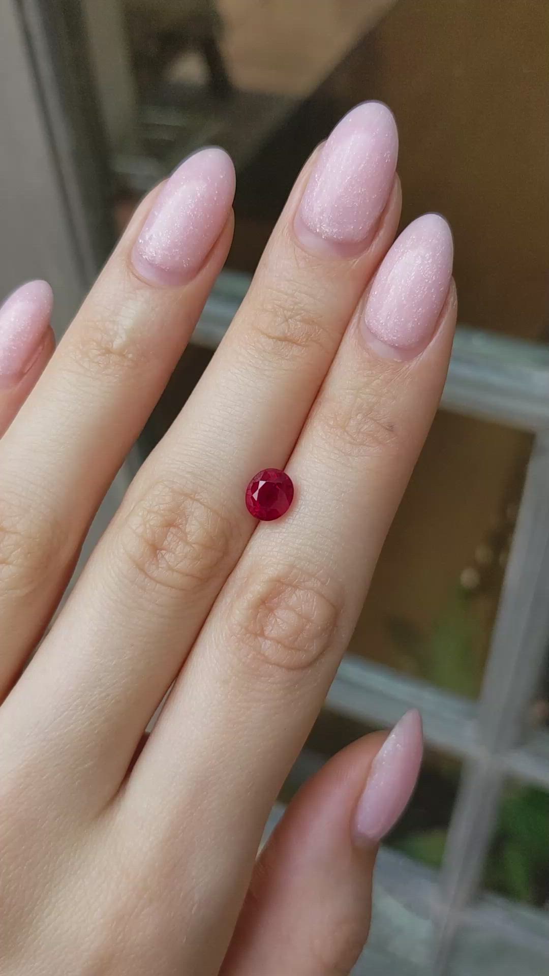 2.01 Ct. Ruby from Burma (Myanmar) Size Video