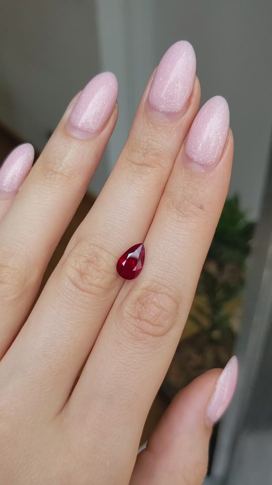 2.18 Ct. Ruby from Burma (Myanmar) Size Video