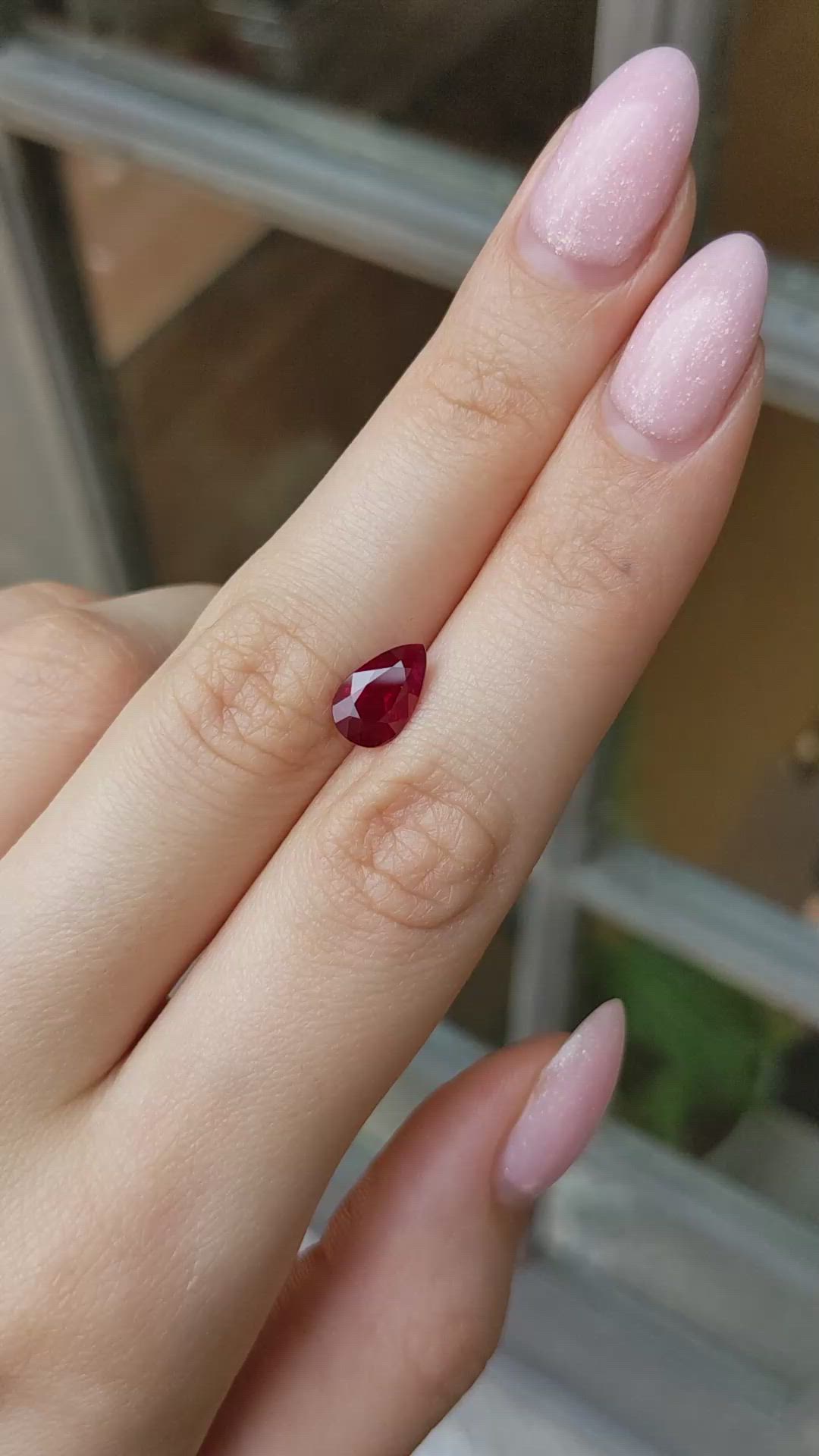 2.18 Ct. Ruby from Burma (Myanmar) Size Video