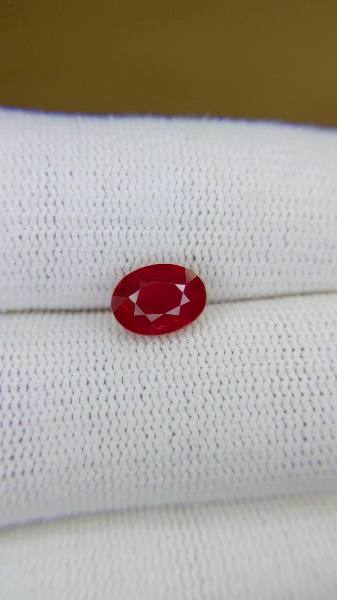 2.02 Ct. Ruby from Burma (Myanmar) Size Video