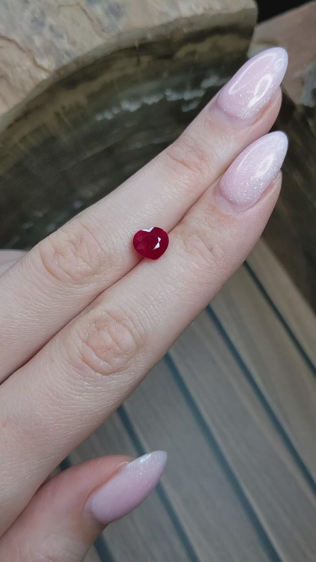 2.06 Ct. Ruby from Burma (Myanmar) Size Video
