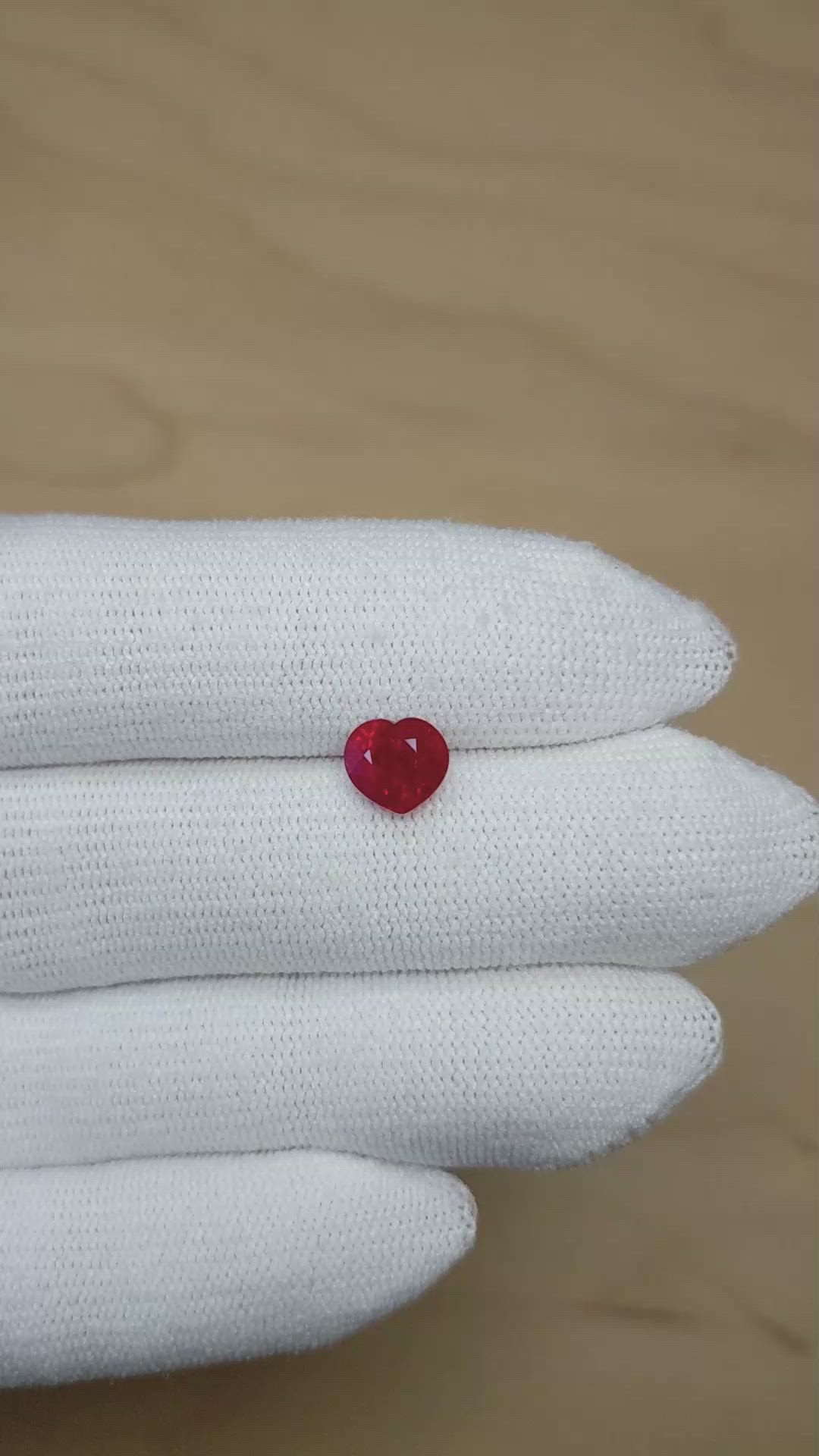 2.06 Ct. Ruby from Burma (Myanmar) Size Video
