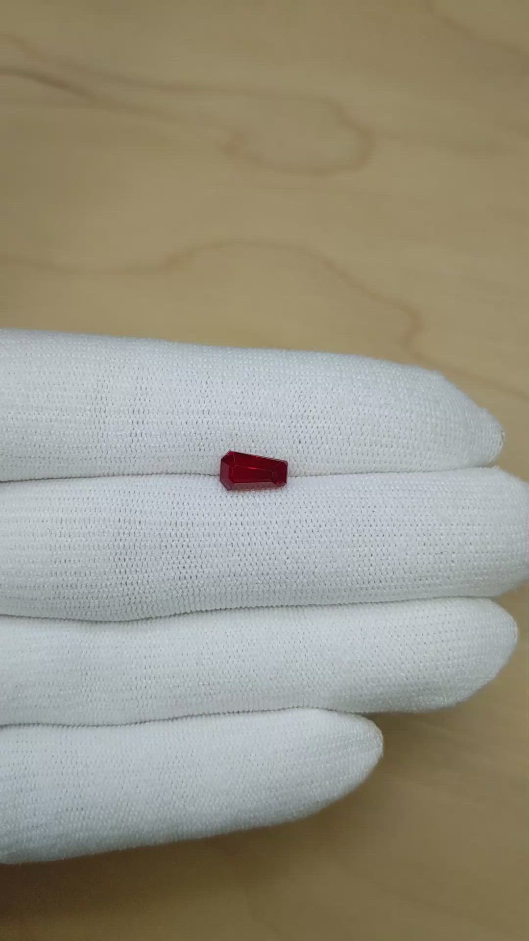 2.07 Ct. Ruby from Burma (Myanmar) Size Video