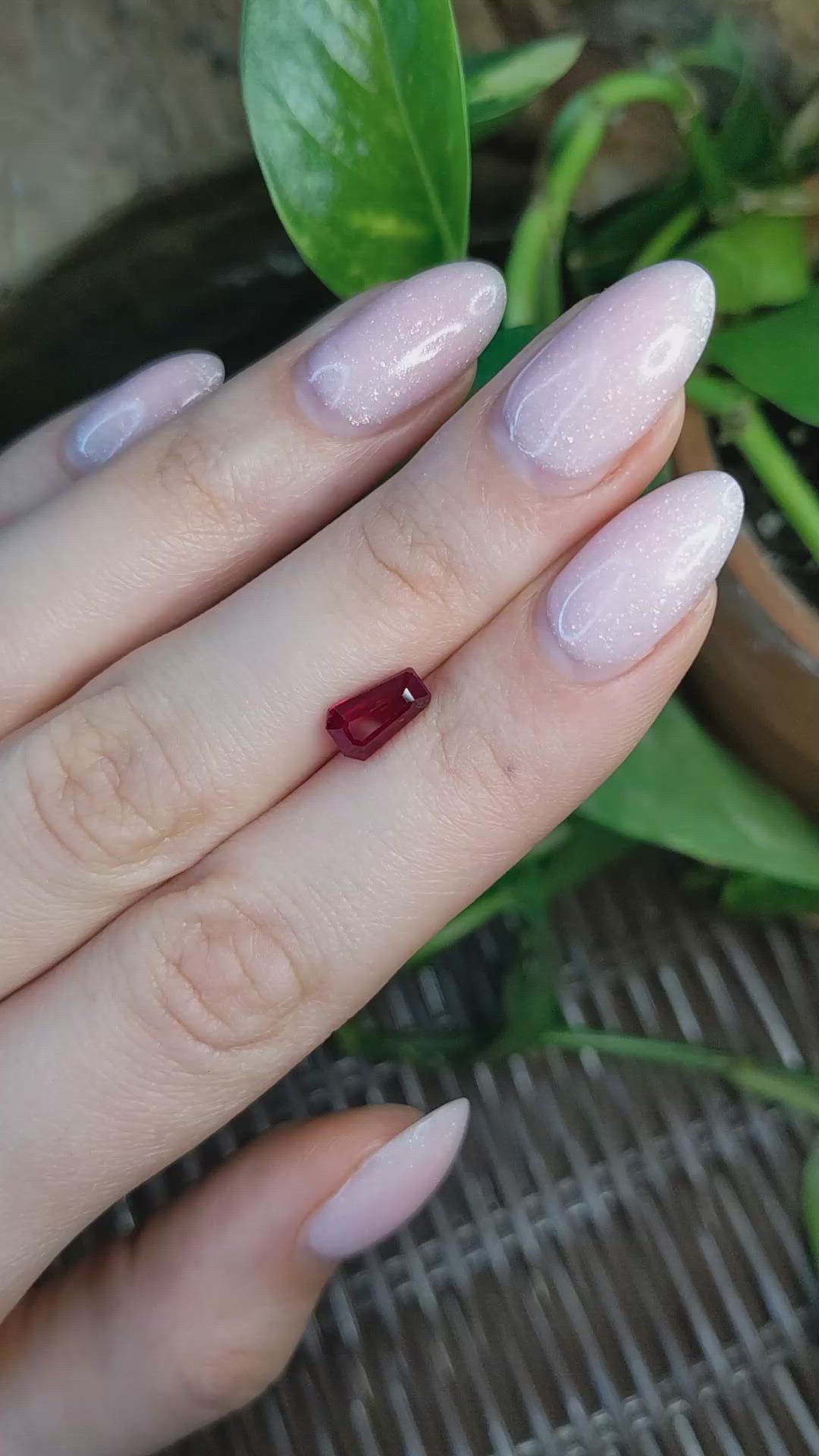 2.07 Ct. Ruby from Burma (Myanmar) Size Video