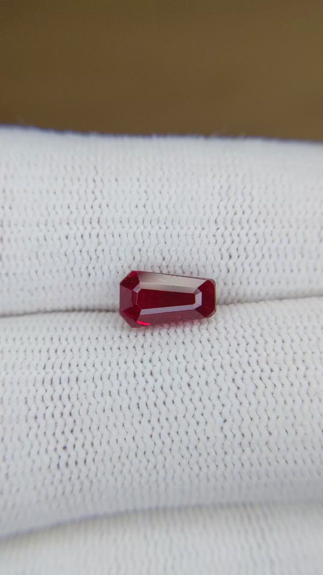 2.07 Ct. Ruby from Burma (Myanmar) Size Video