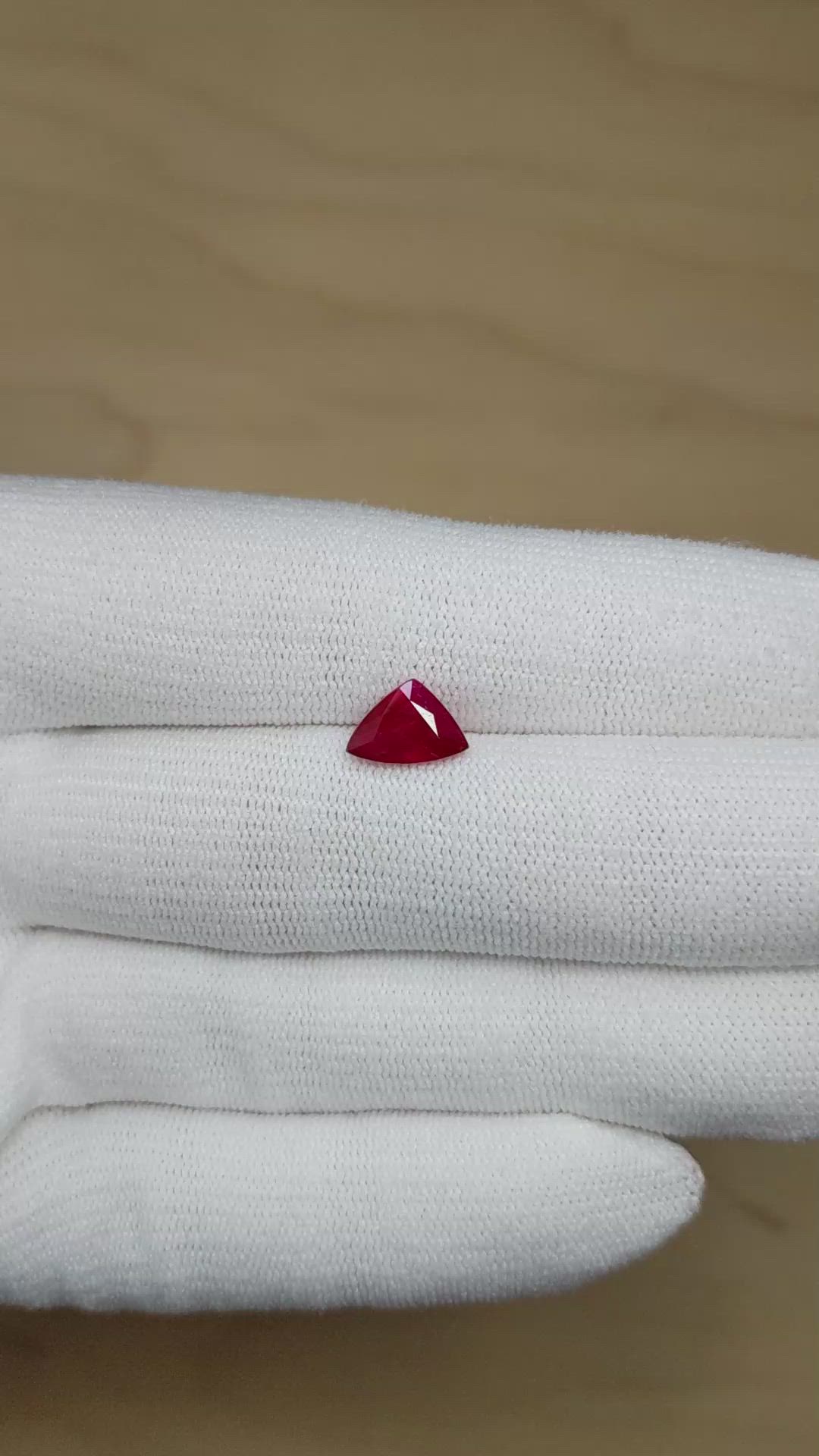 2.20 Ct. Ruby from Burma (Myanmar) Size Video