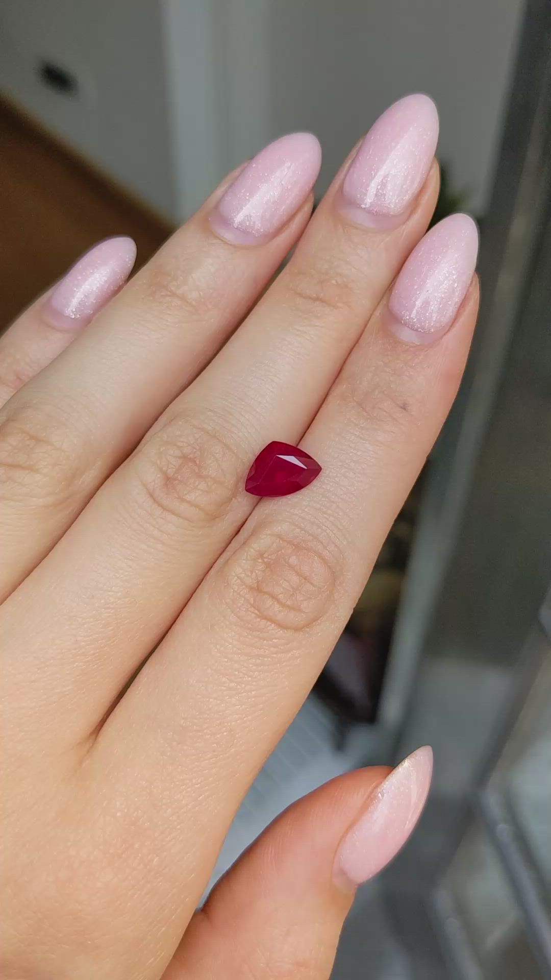 2.28 Ct. Ruby from Burma (Myanmar) Size Video