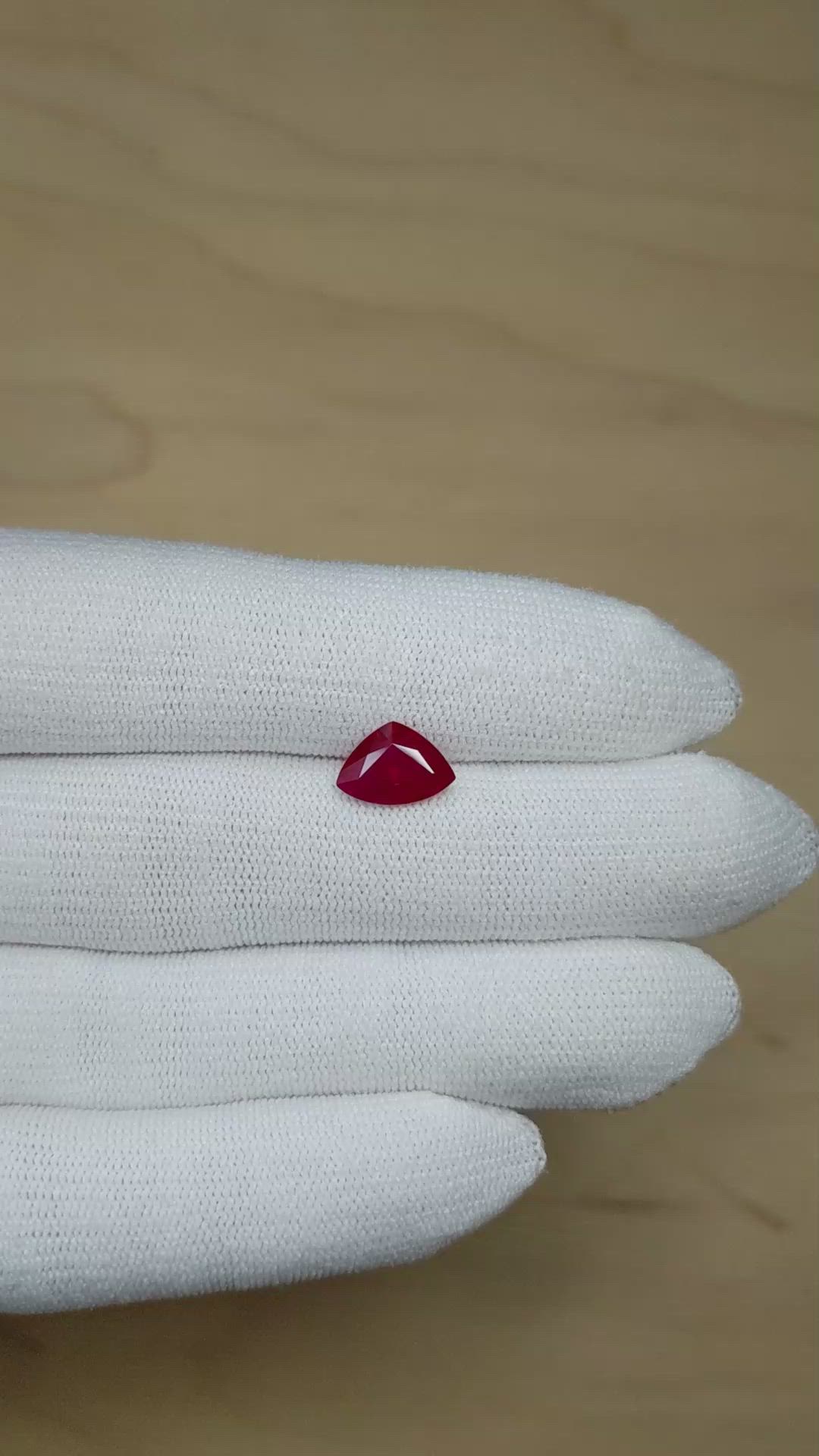 2.28 Ct. Ruby from Burma (Myanmar) Size Video