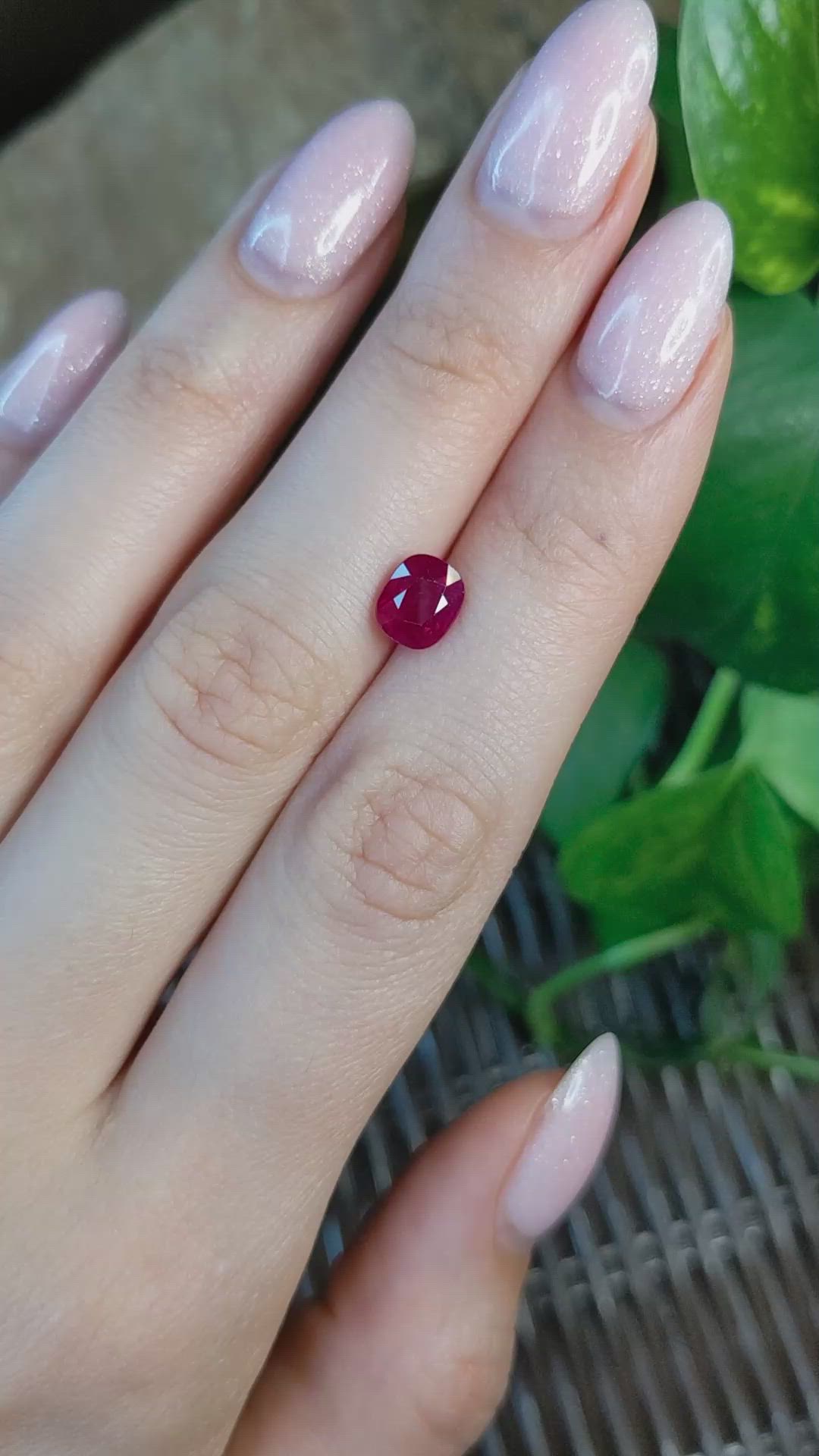 2.01 Ct. Ruby from Burma (Myanmar) Size Video