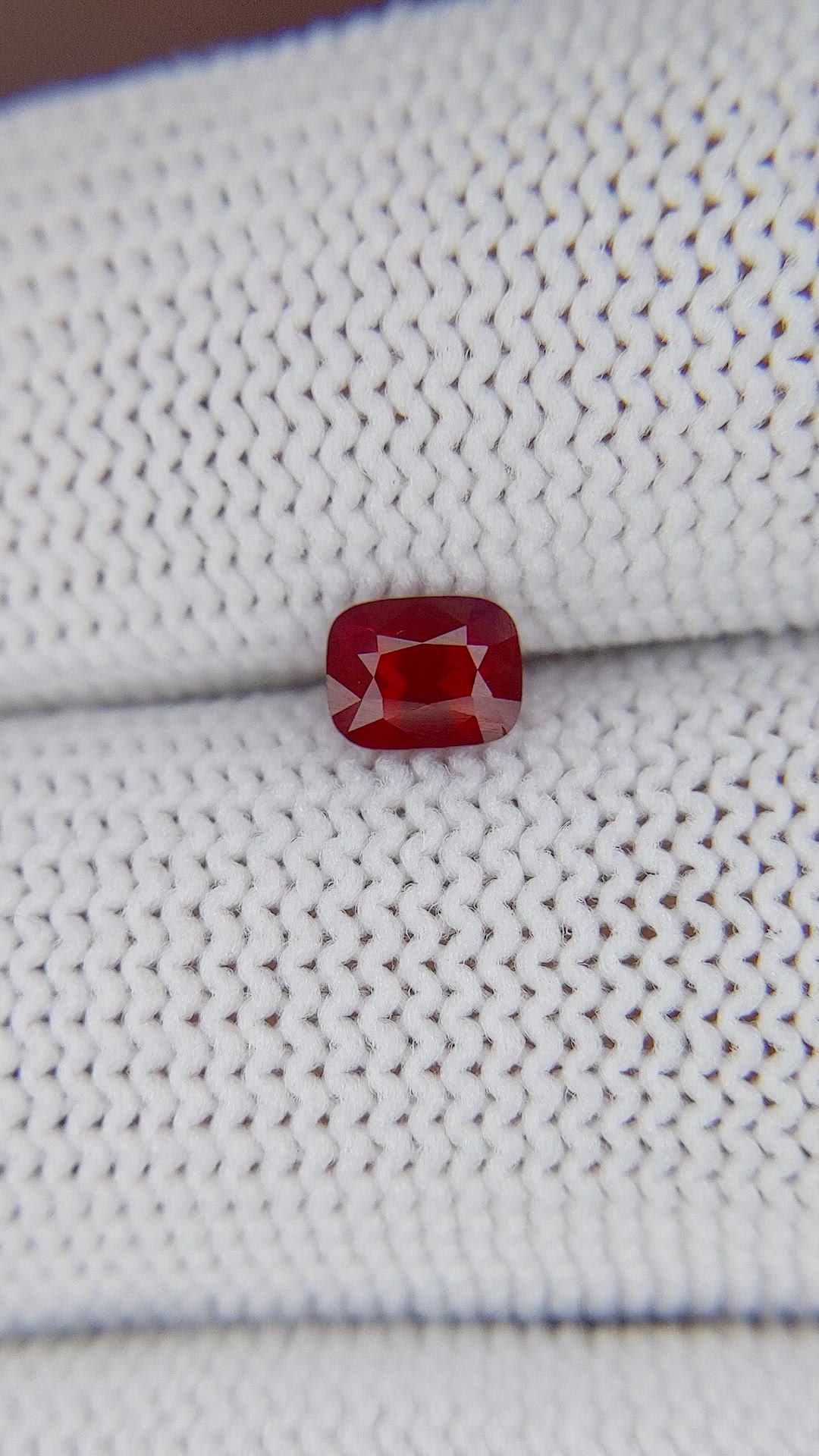 0.60 Ct. Ruby from Mozambique Size Video