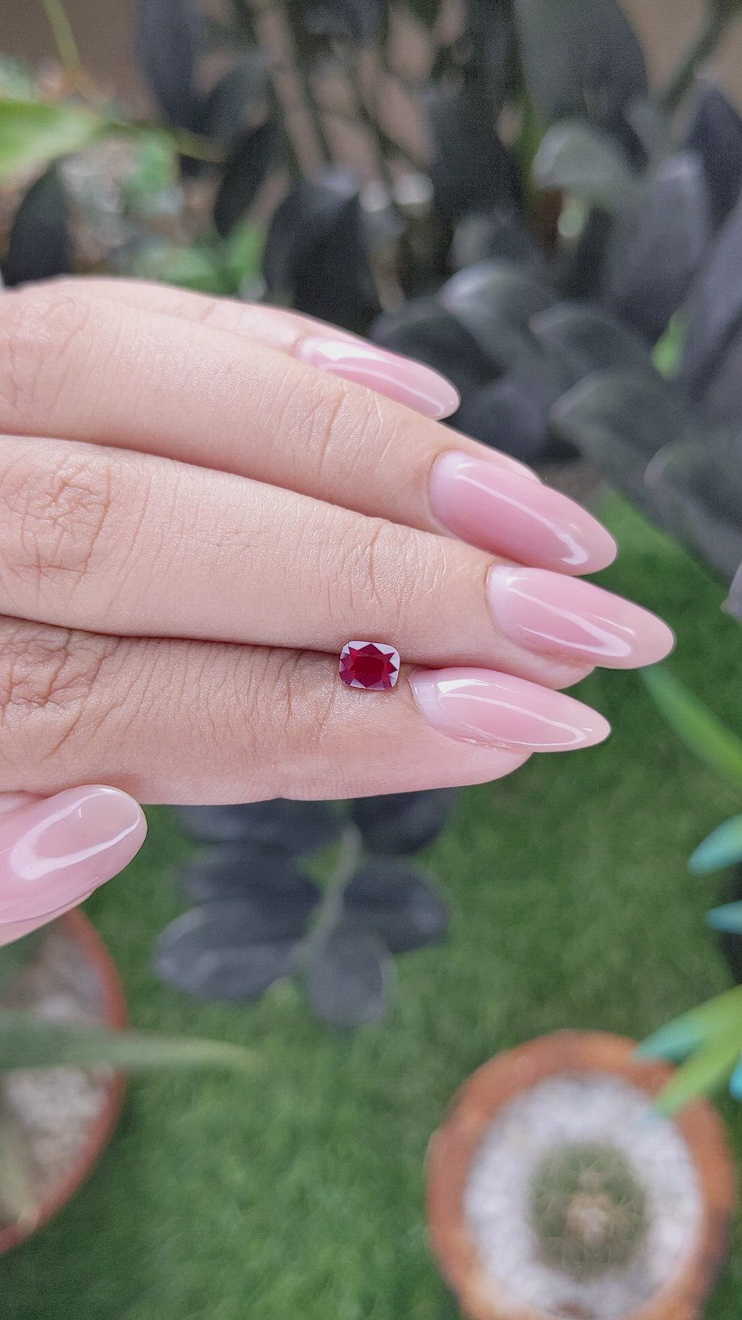 0.60 Ct. Ruby from Mozambique Size Video