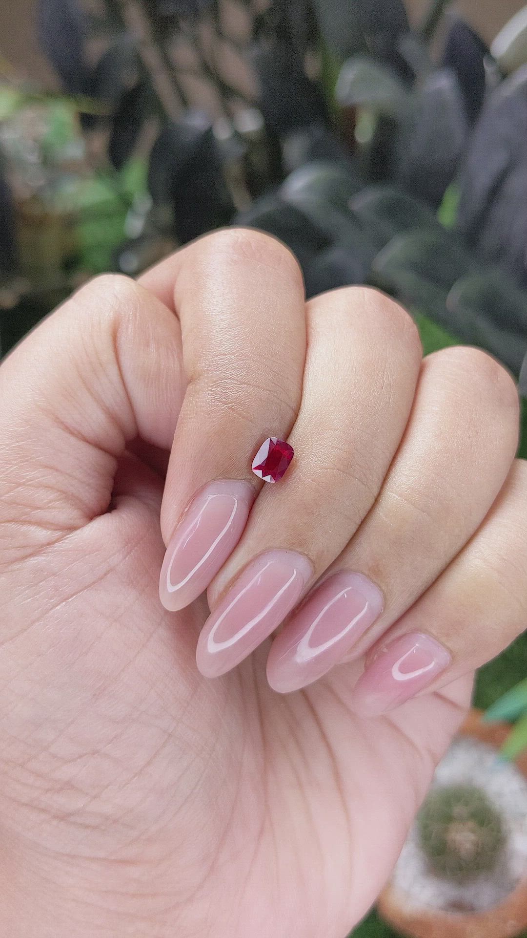 0.60 Ct. Ruby from Mozambique Size Video