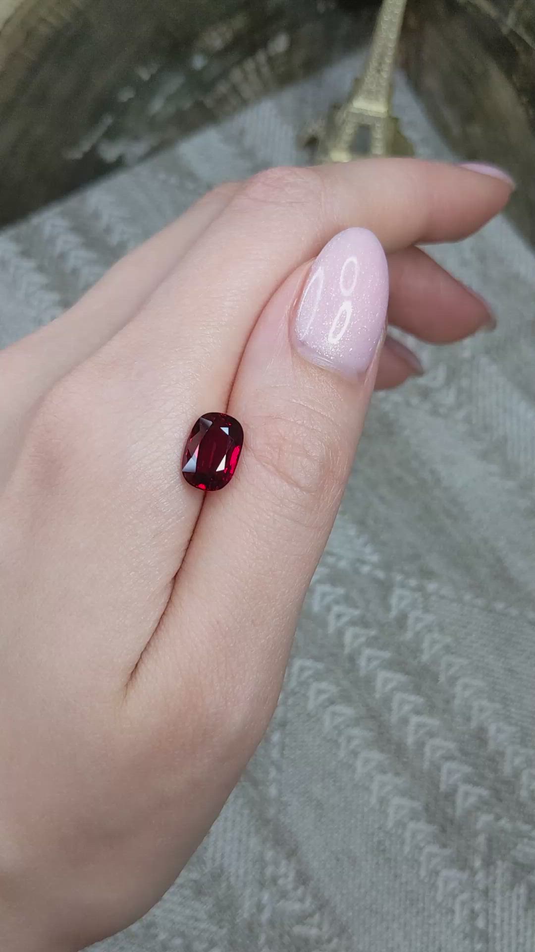 4.01 Ct. Ruby from Mozambique Size Video