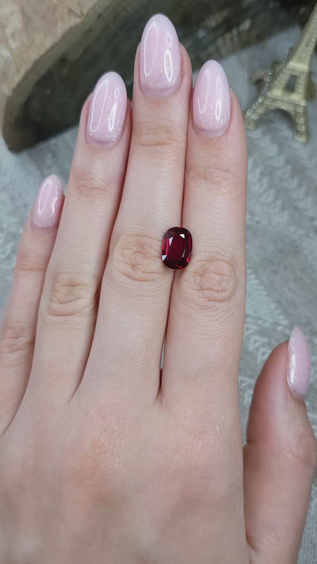 4.01 Ct. Ruby from Mozambique Size Video