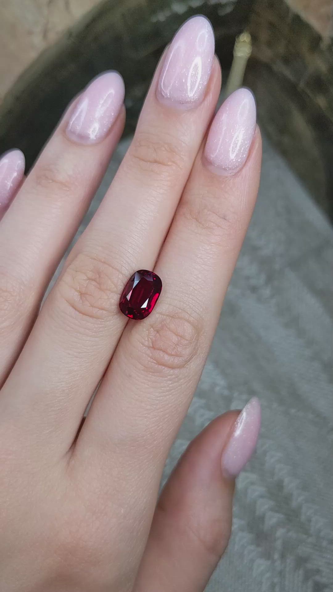 4.01 Ct. Ruby from Mozambique Size Video