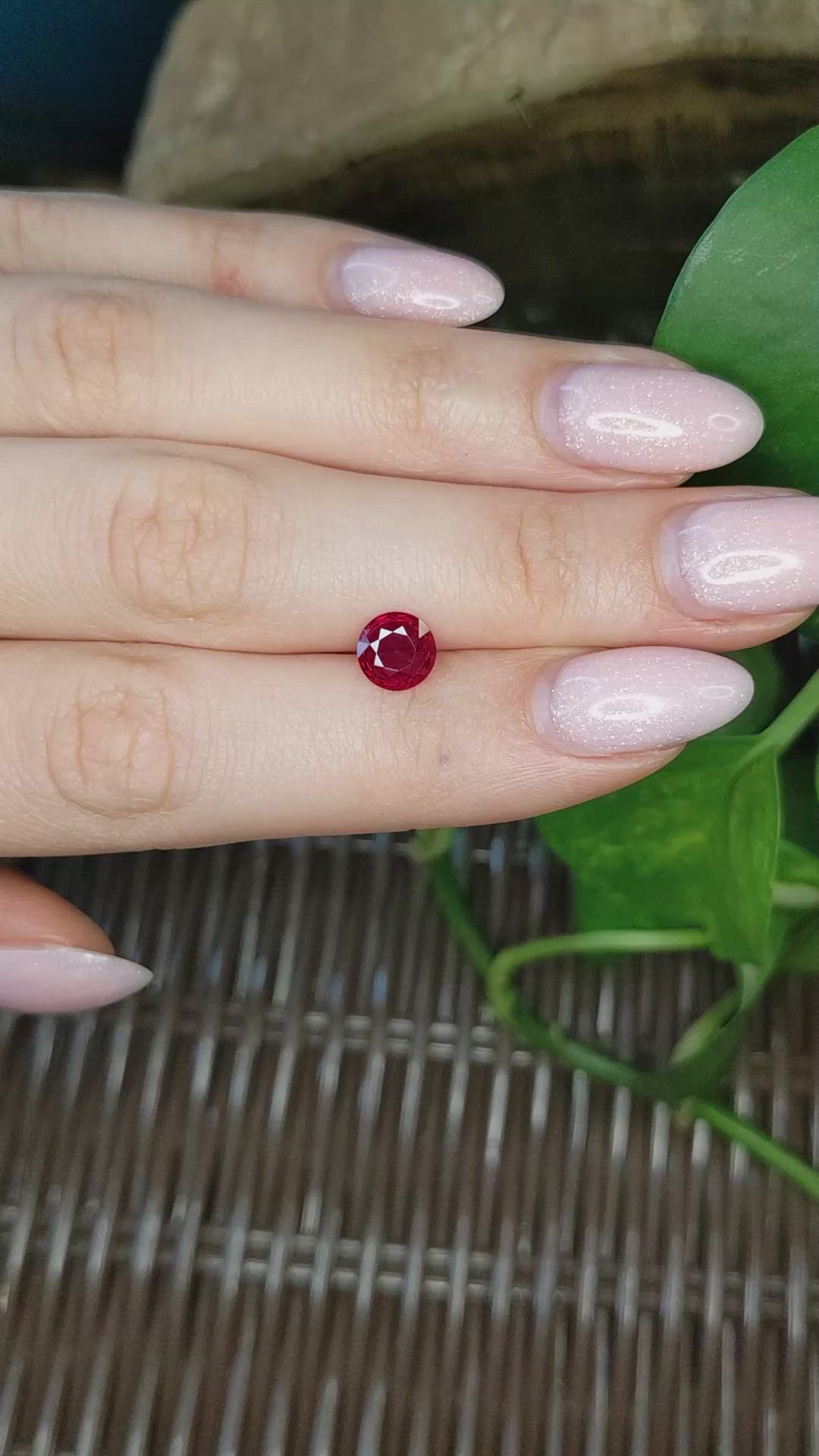 1.18 Ct. Ruby from Mozambique Size Video