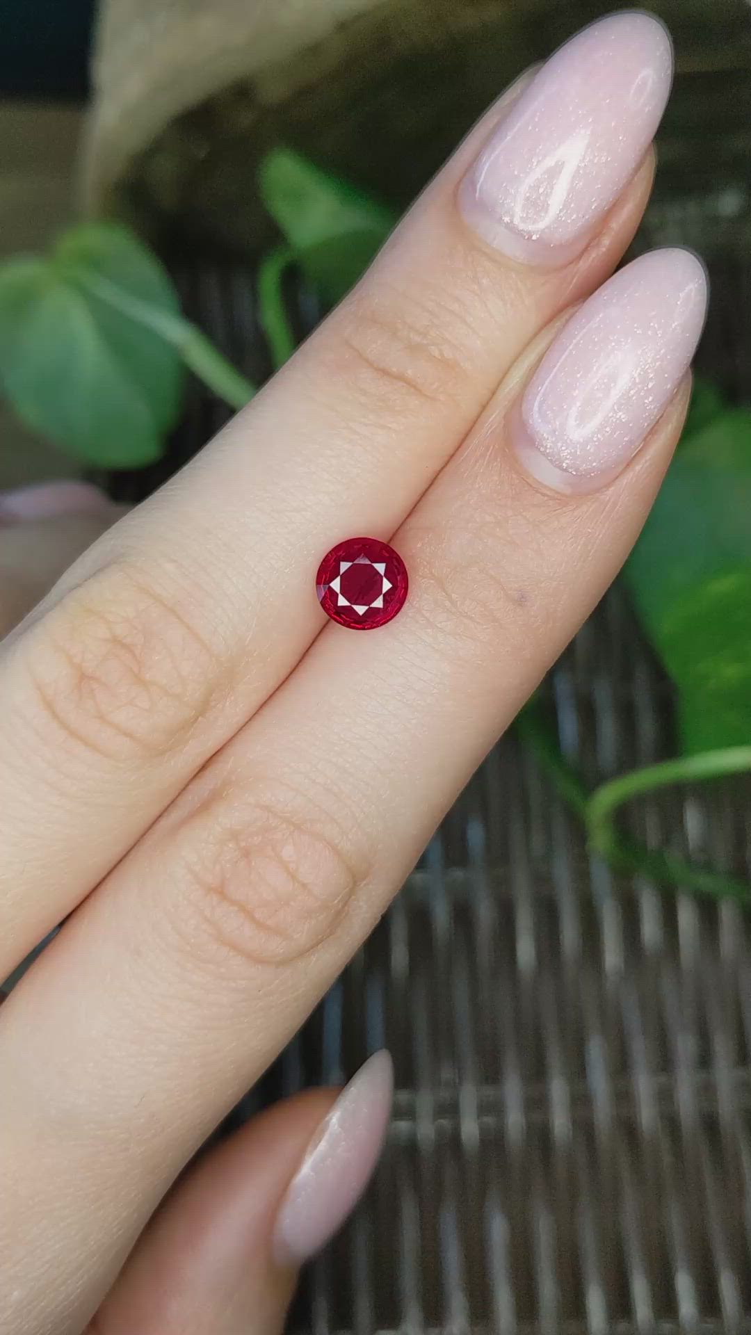 1.18 Ct. Ruby from Mozambique Size Video