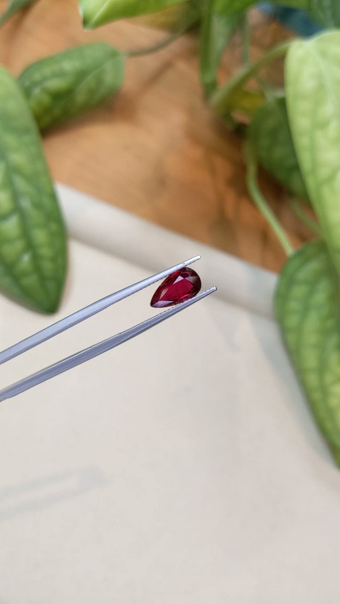 2.01 Ct. Ruby from Mozambique Size Video