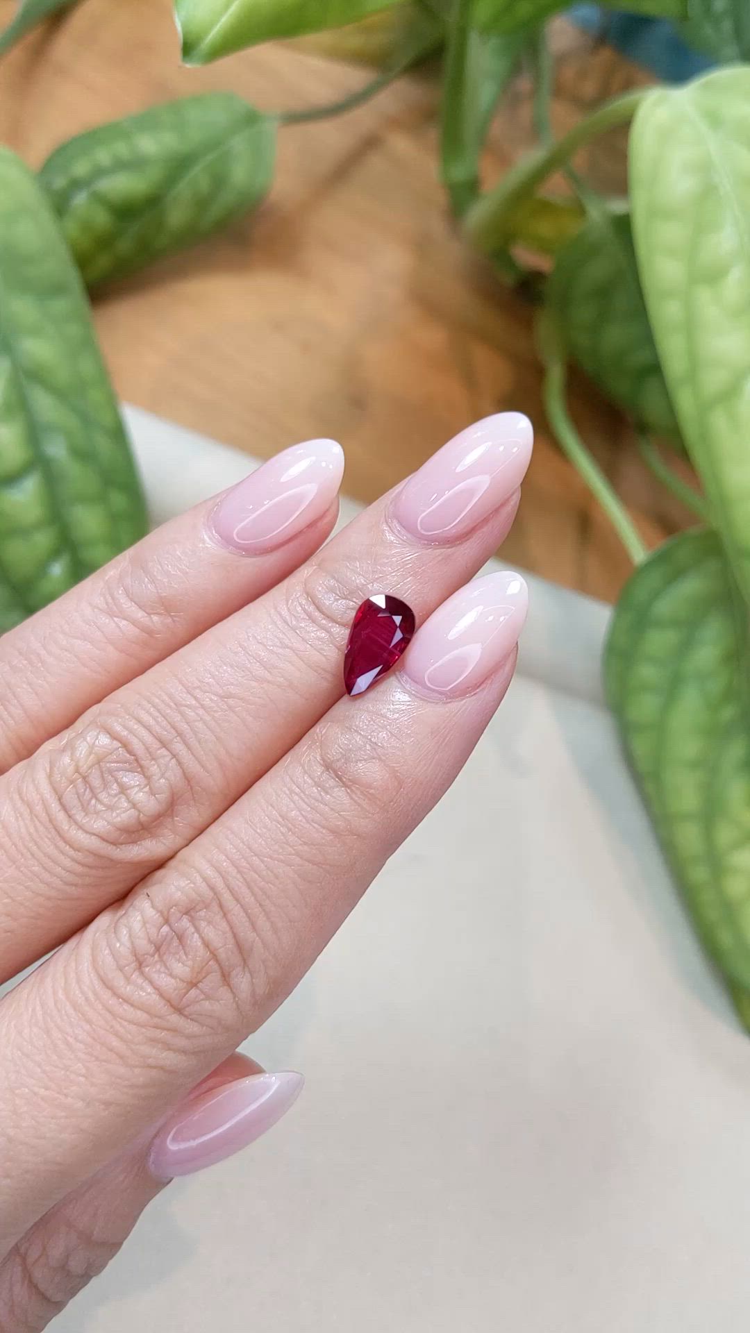 2.01 Ct. Ruby from Mozambique Size Video