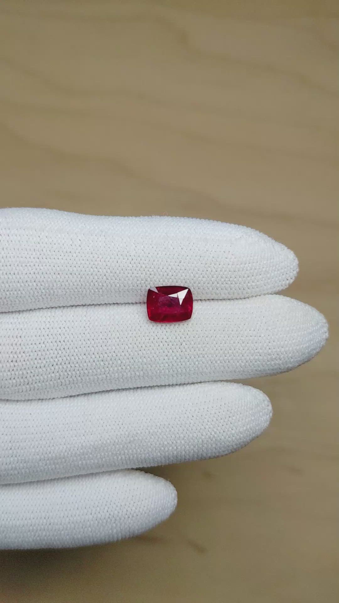 1.99 Ct. Ruby from Mozambique Size Video