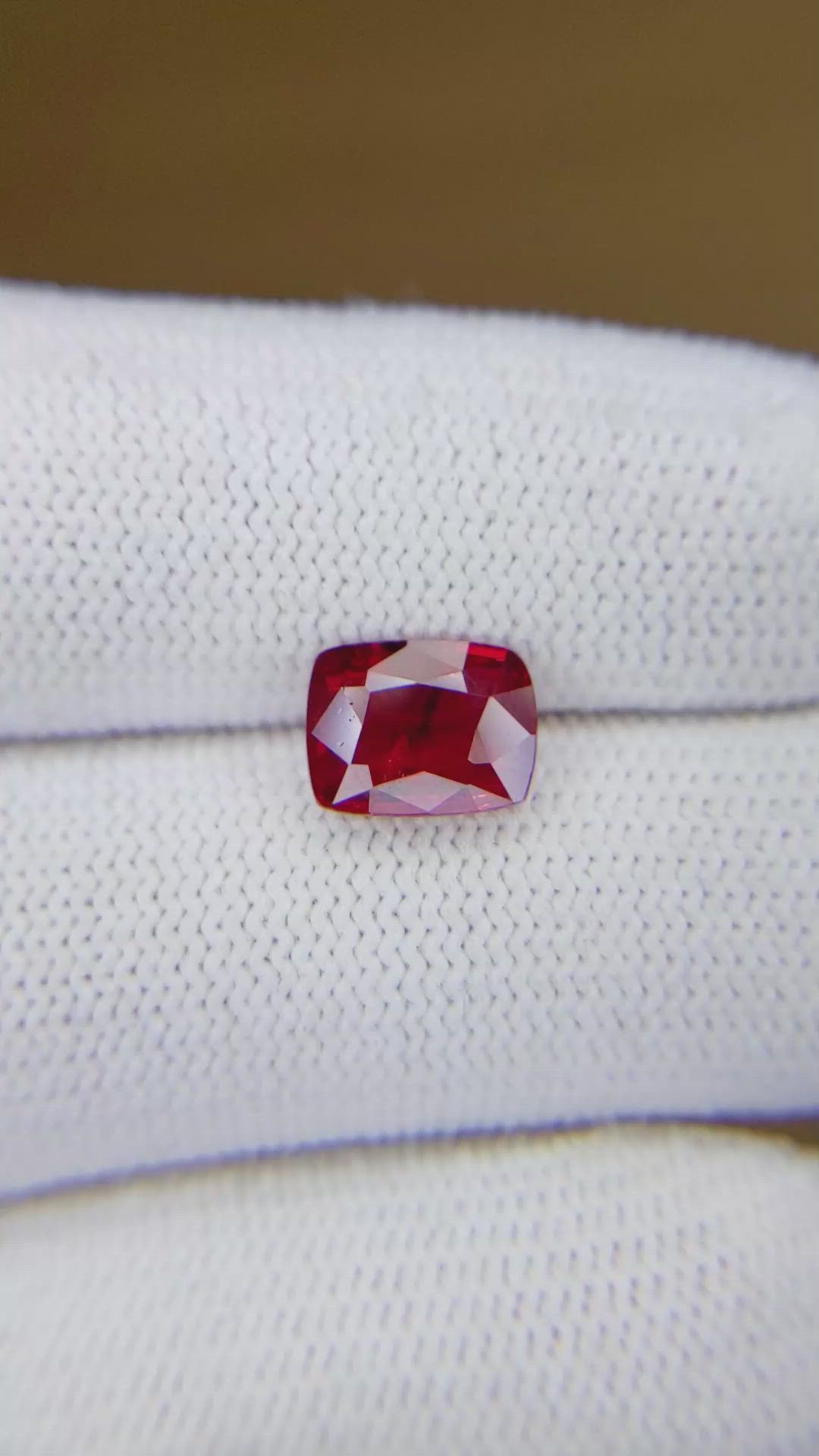1.99 Ct. Ruby from Mozambique Size Video