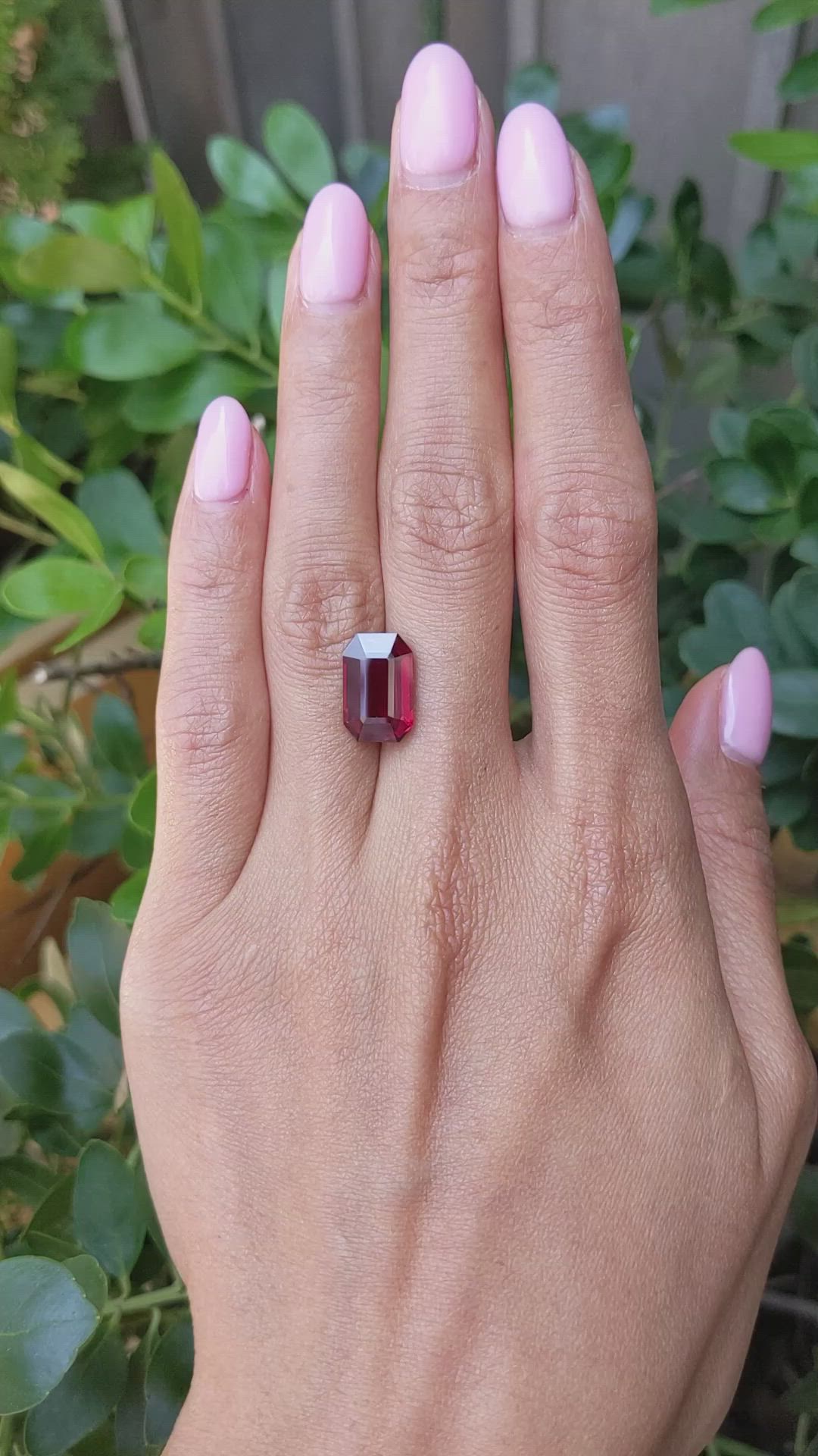 6.12 Ct. Ruby from Mozambique Size Video