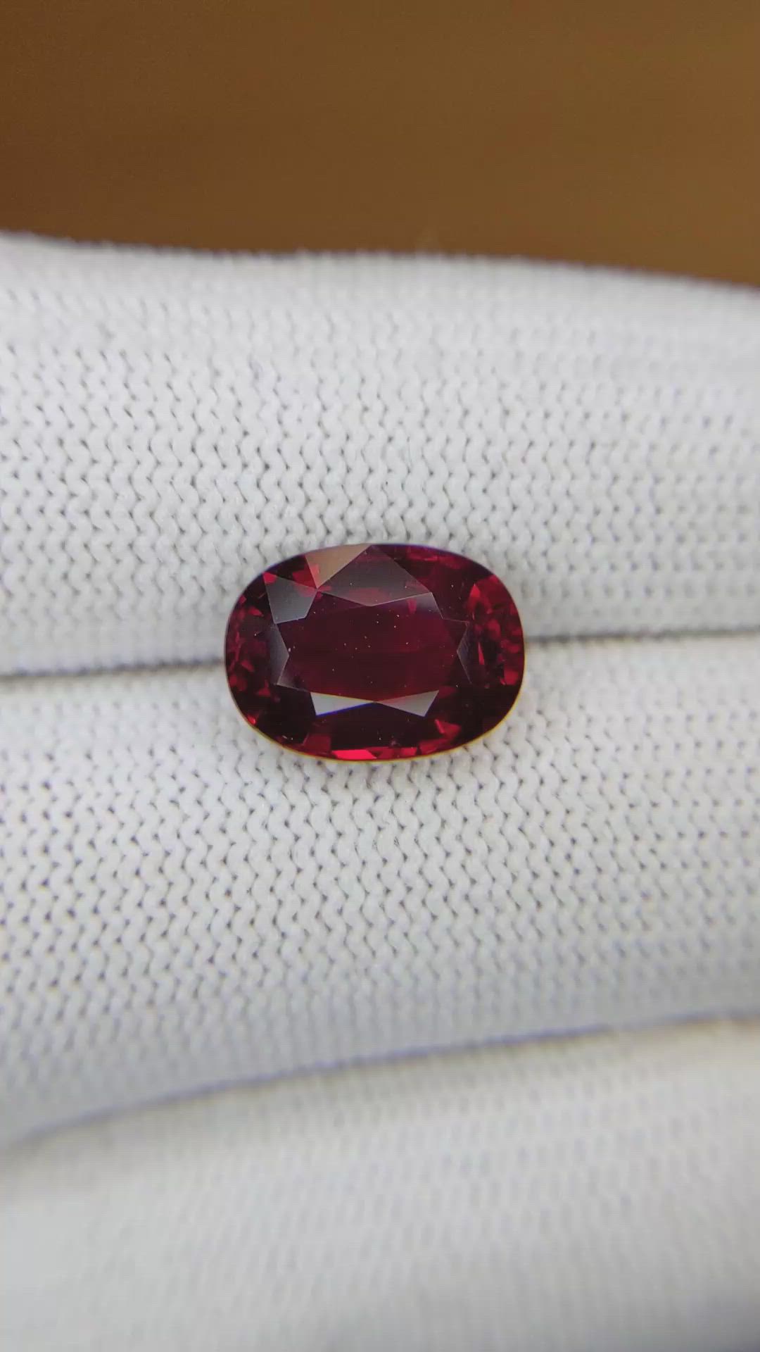 4.14 Ct. Ruby from Mozambique Size Video