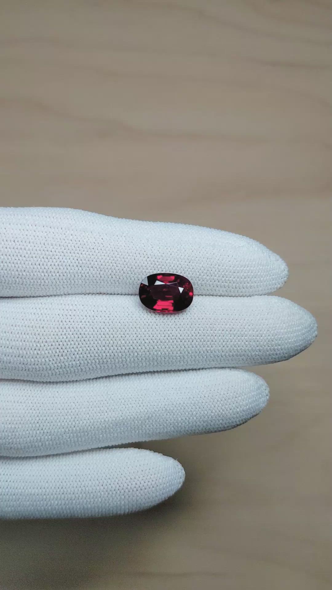 4.14 Ct. Ruby from Mozambique Size Video