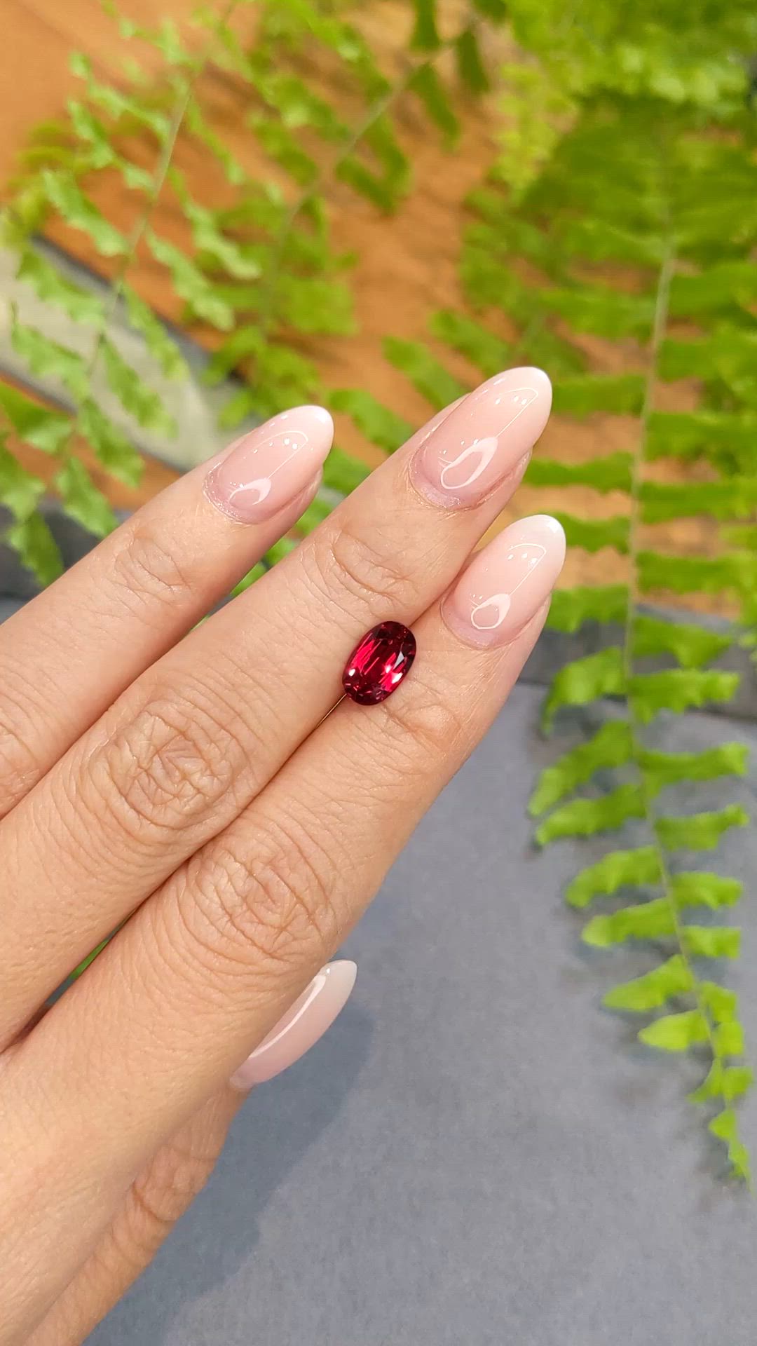 2.07 Ct. Ruby from Mozambique Size Video