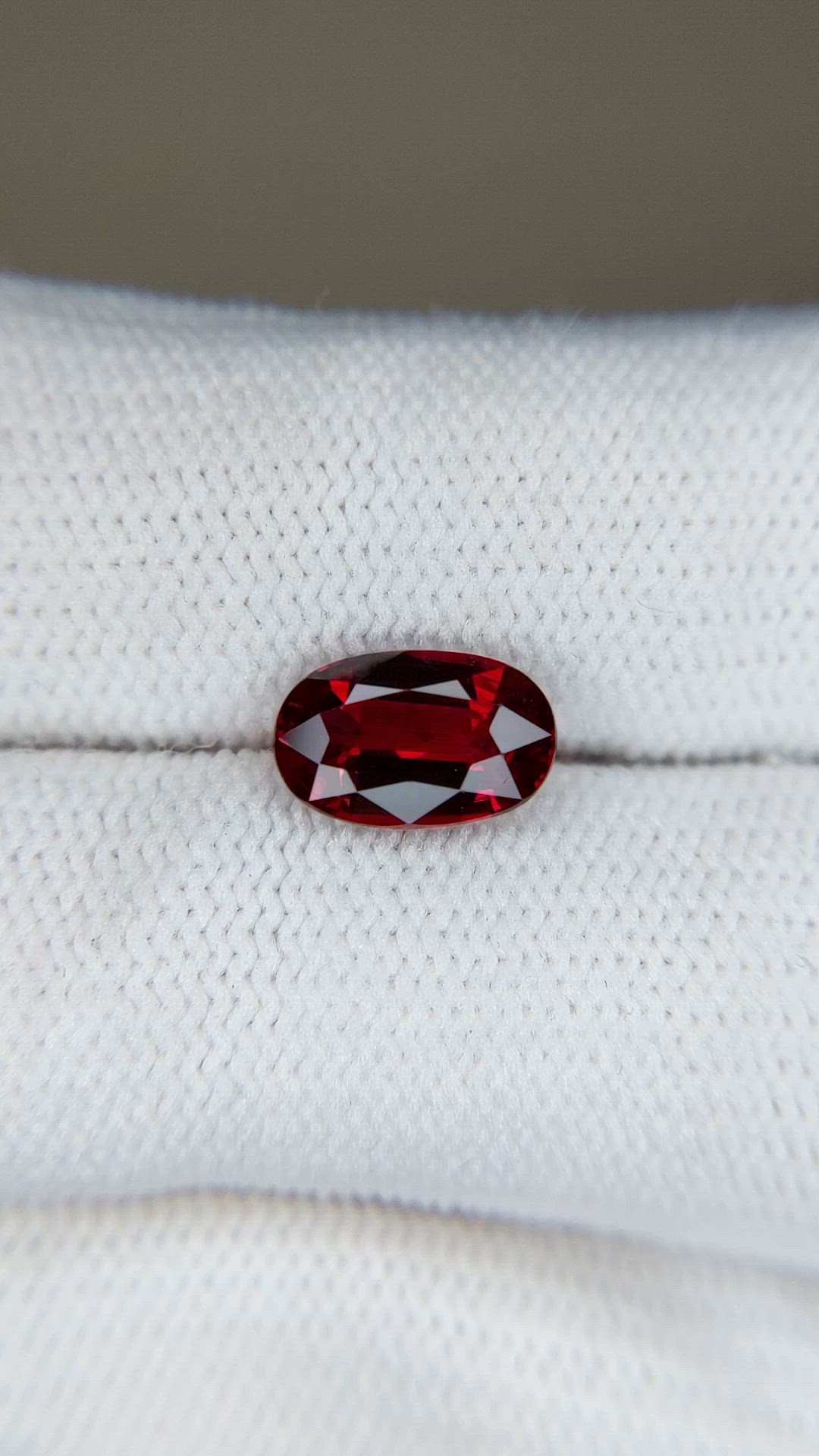 2.07 Ct. Ruby from Mozambique Size Video