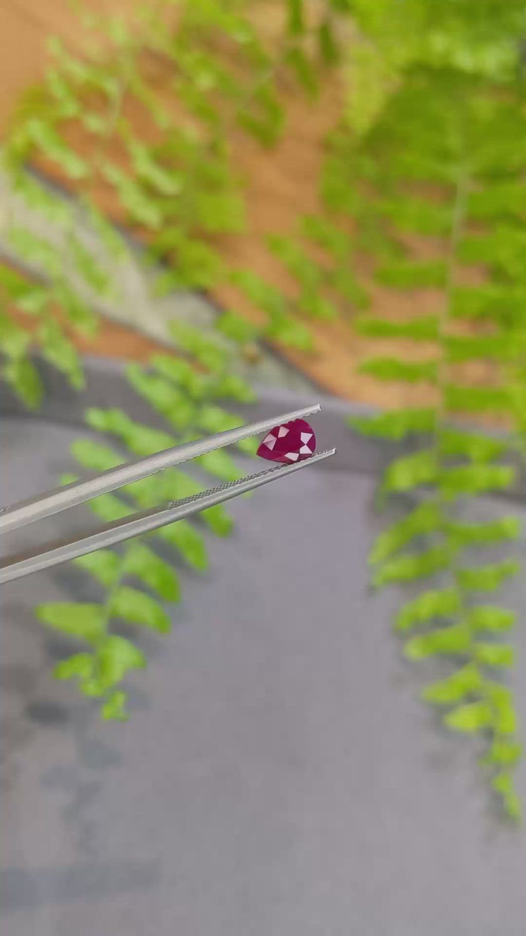 0.87 Ct. Ruby from Burma (Myanmar) Size Video