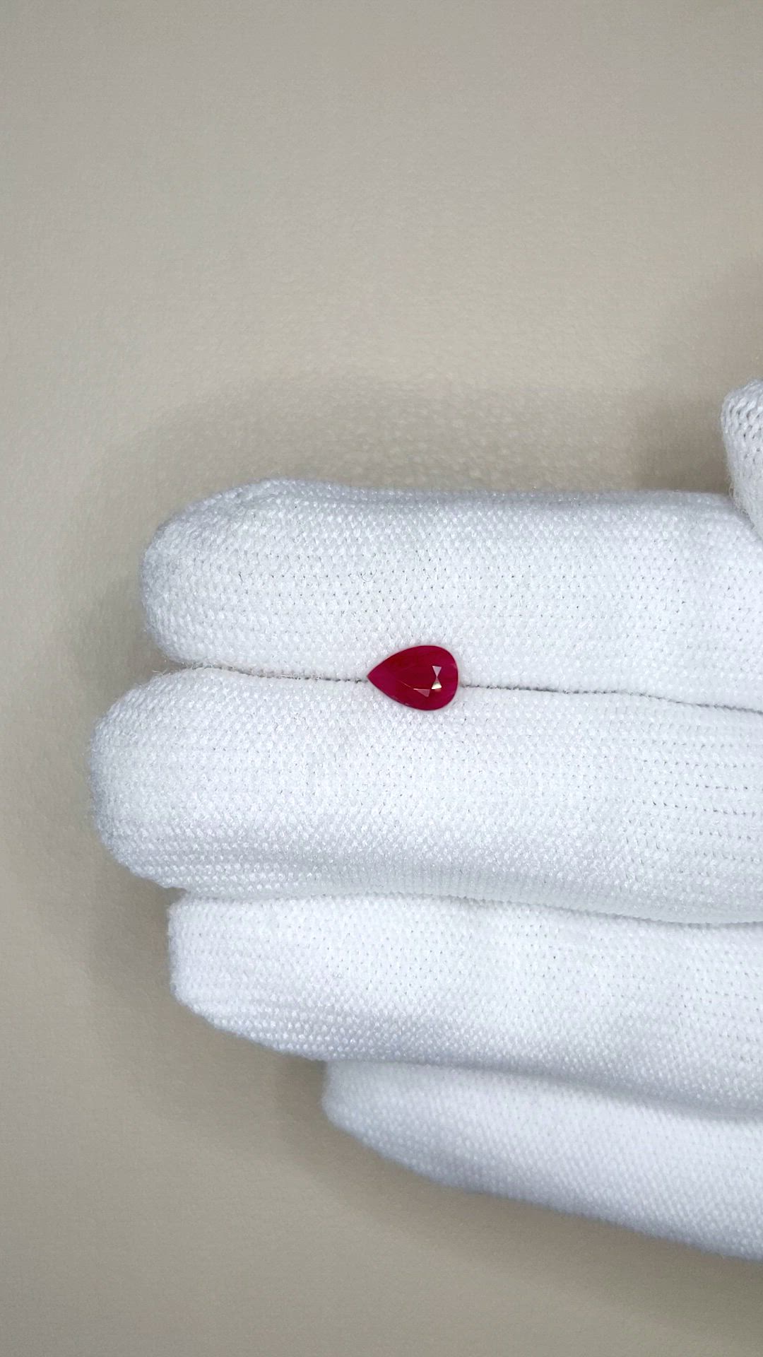 0.87 Ct. Ruby from Burma (Myanmar) Size Video