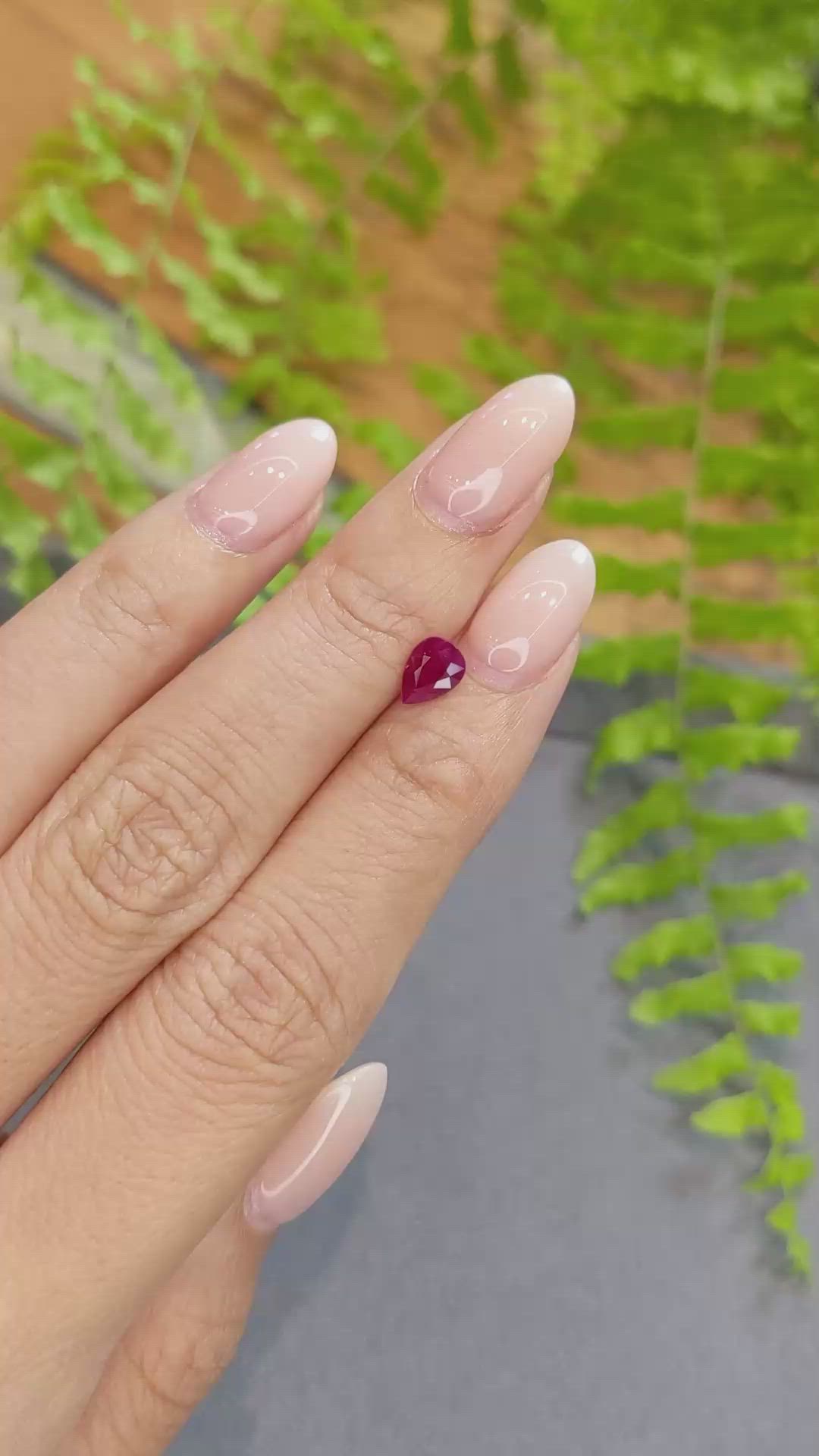 0.87 Ct. Ruby from Burma (Myanmar) Size Video