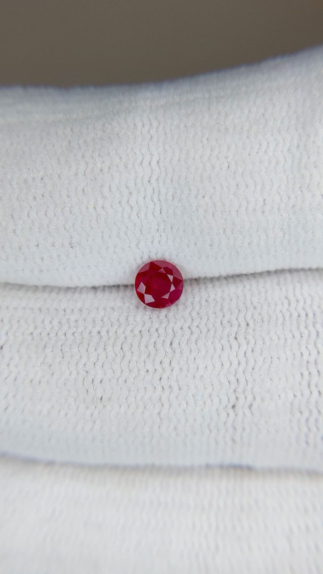 0.39 Ct. Ruby from Mozambique Size Video