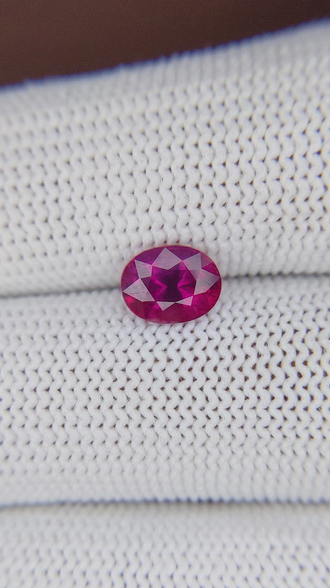 1.65 Ct. Pinkish Red Ruby from Madagascar Size Video