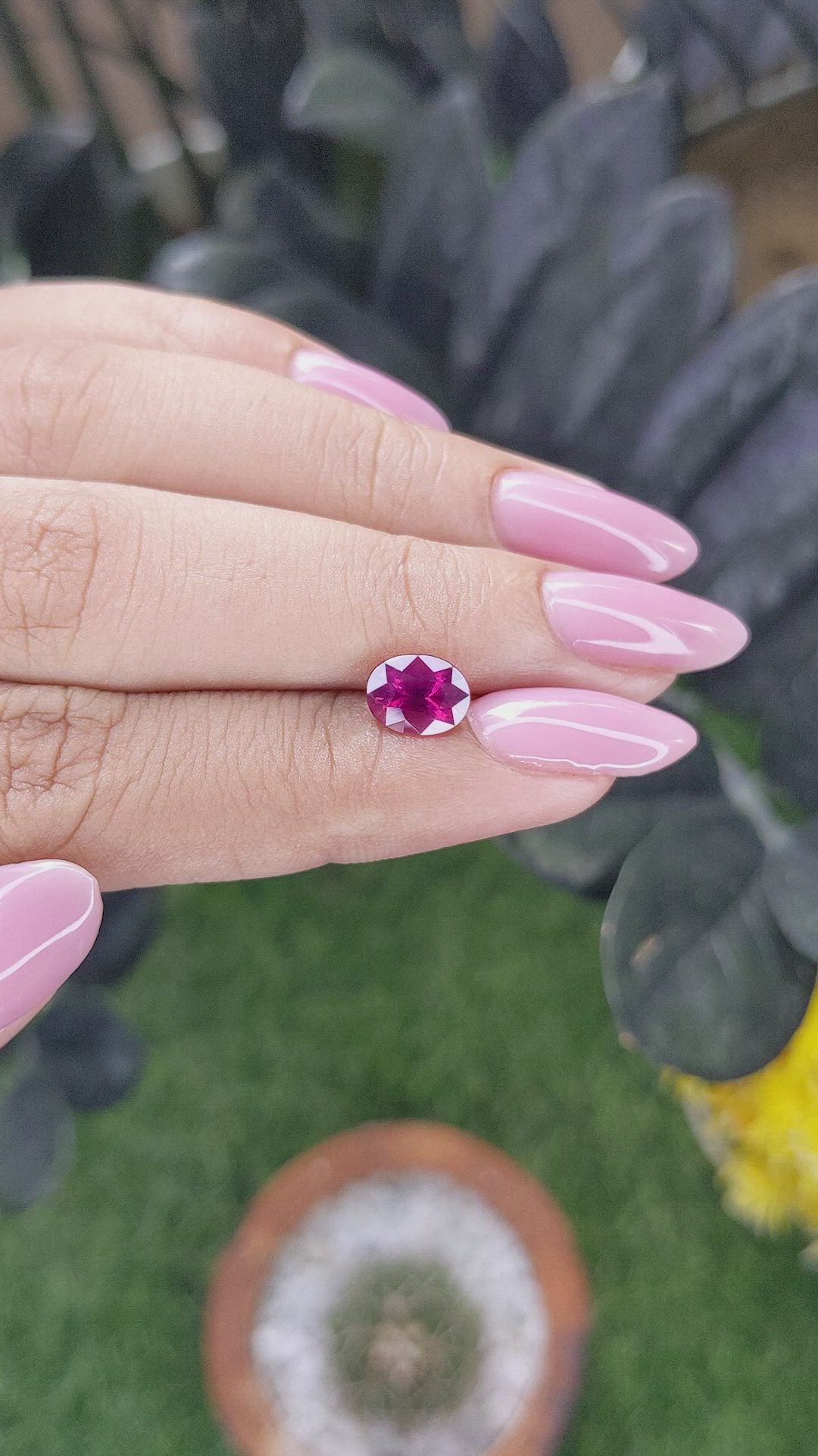 1.65 Ct. Pinkish Red Ruby from Madagascar Size Video