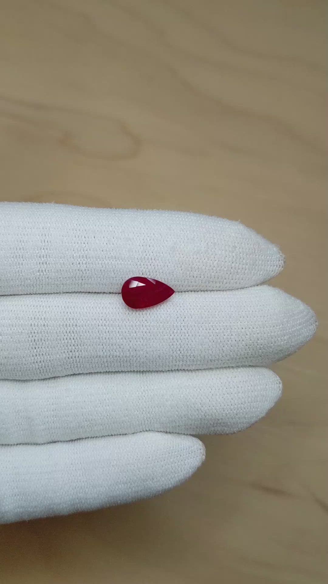 3.04 Ct. Ruby from Burma (Myanmar) Size Video